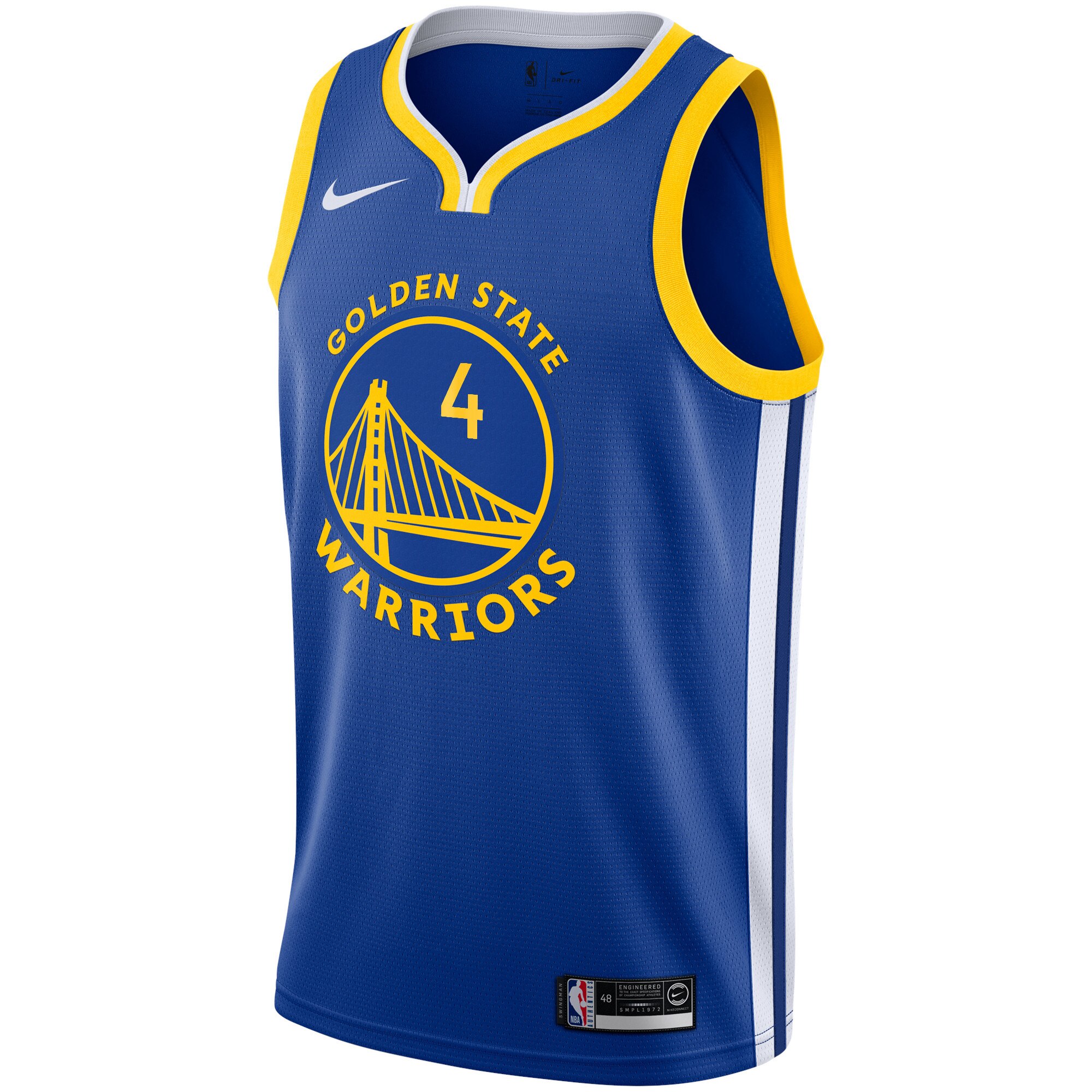 Golden State Warriors Swingman Royal Moses Mood Icon Edition NBA Jersey Youth