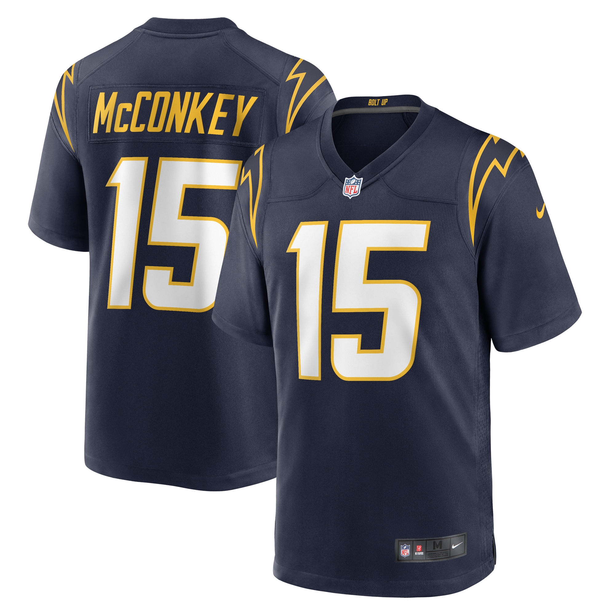 Los Angeles Chargers Ladd McConkey Navy Alternate Game NFL Jersey Men's