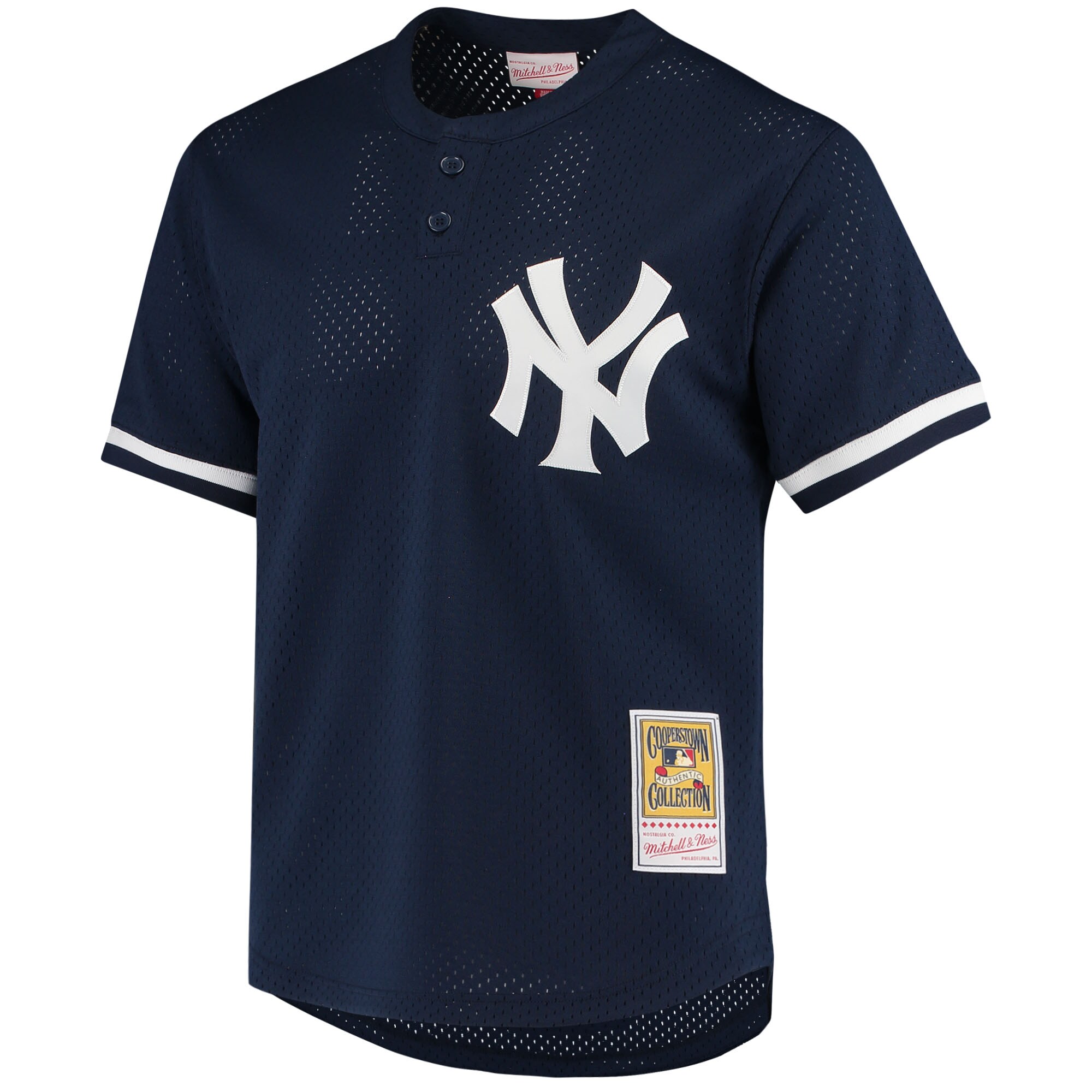 New York Yankees Derek Jeter Mitchell Ness Navy Cooperstown Collection 1995 Batting Practice MLB Jersey Men's