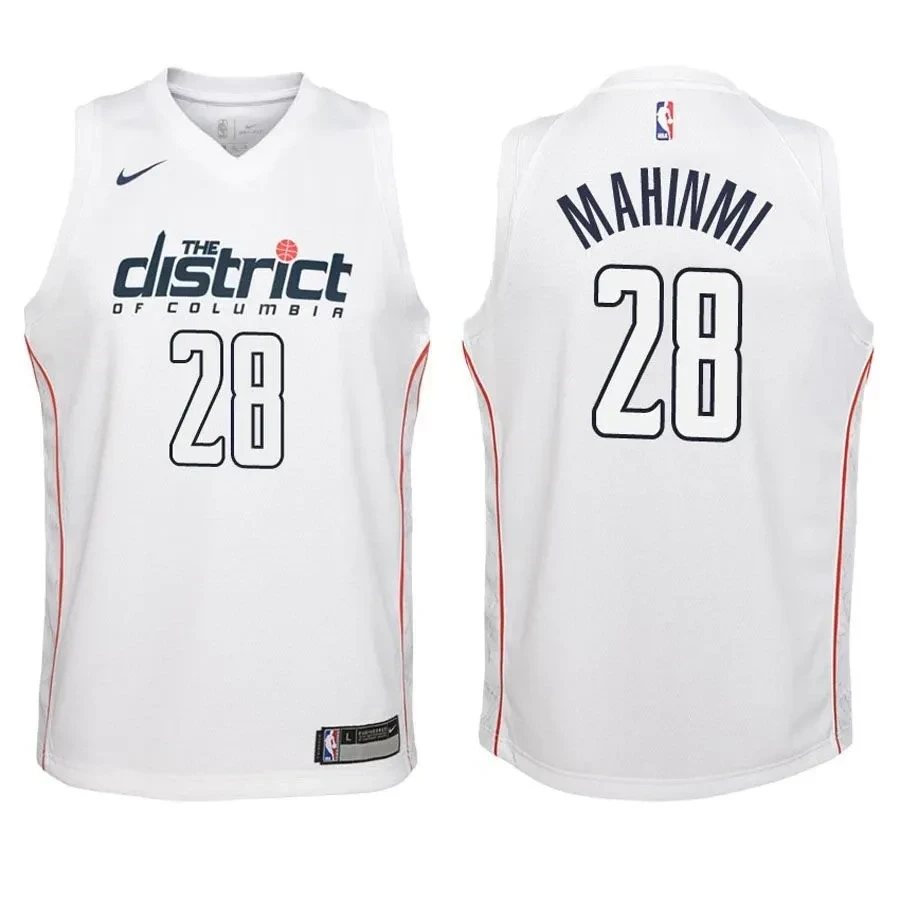 Washington Wizards Ian Mahinmi 28 City Editio White NBA Jersey Youth