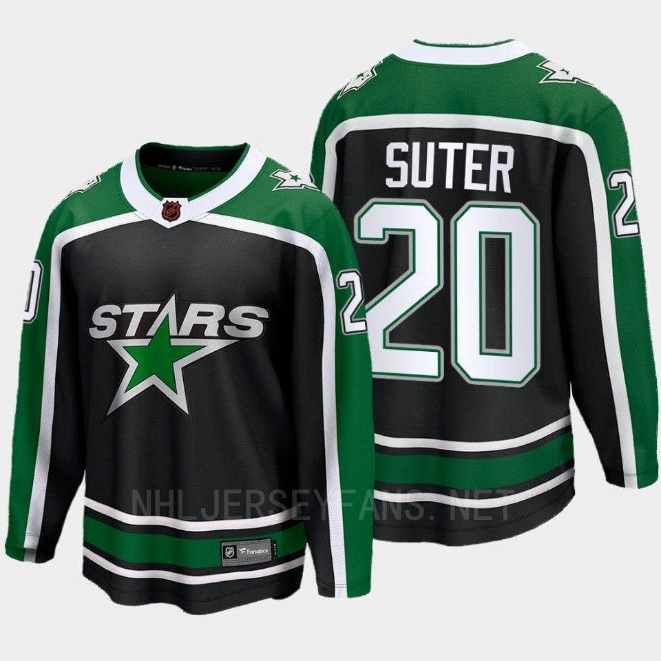 Dallas Stars 2022 Ryan Suter 20 Special Edition 2.0 Breakaway Player Black NHL Jersey Men's