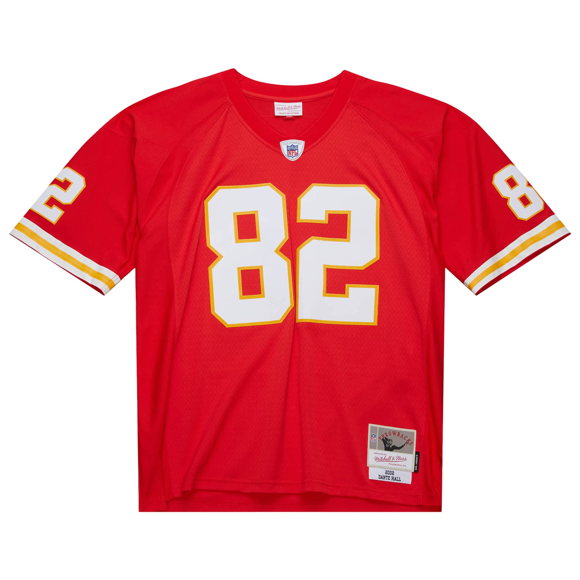 Kansas City Chiefs Dante Hall Mitchell Ness Red 2002 Legacy NFL Jersey Men's