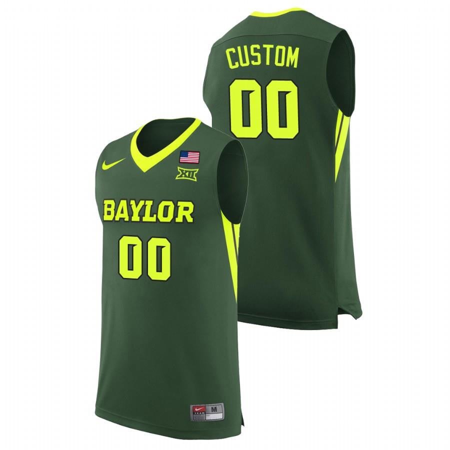 Baylor Bears Custom Green College NCAA Jersey Men's