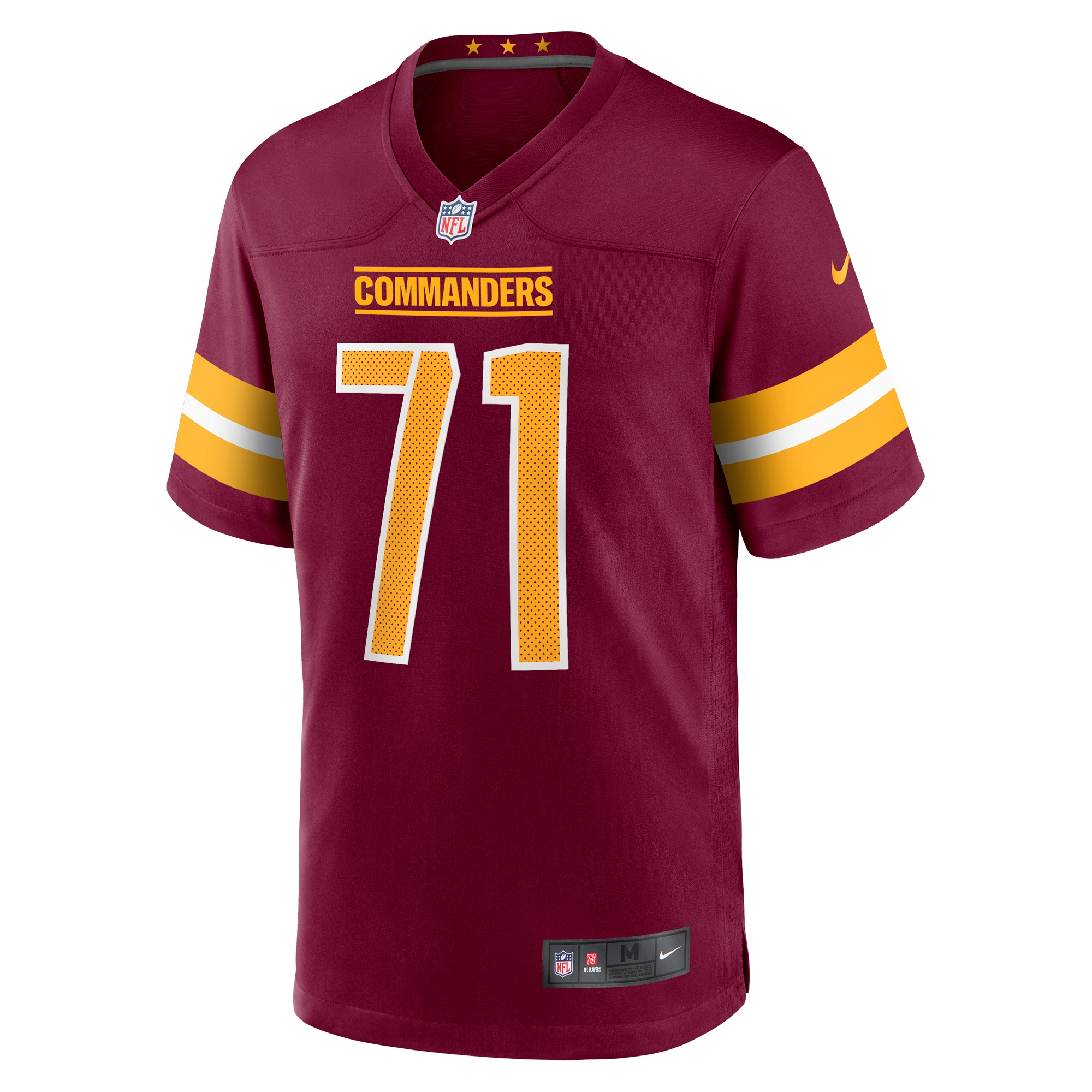 Washington Commanders Andrew Wylie Burgundy Game Player NFL Jersey Men's