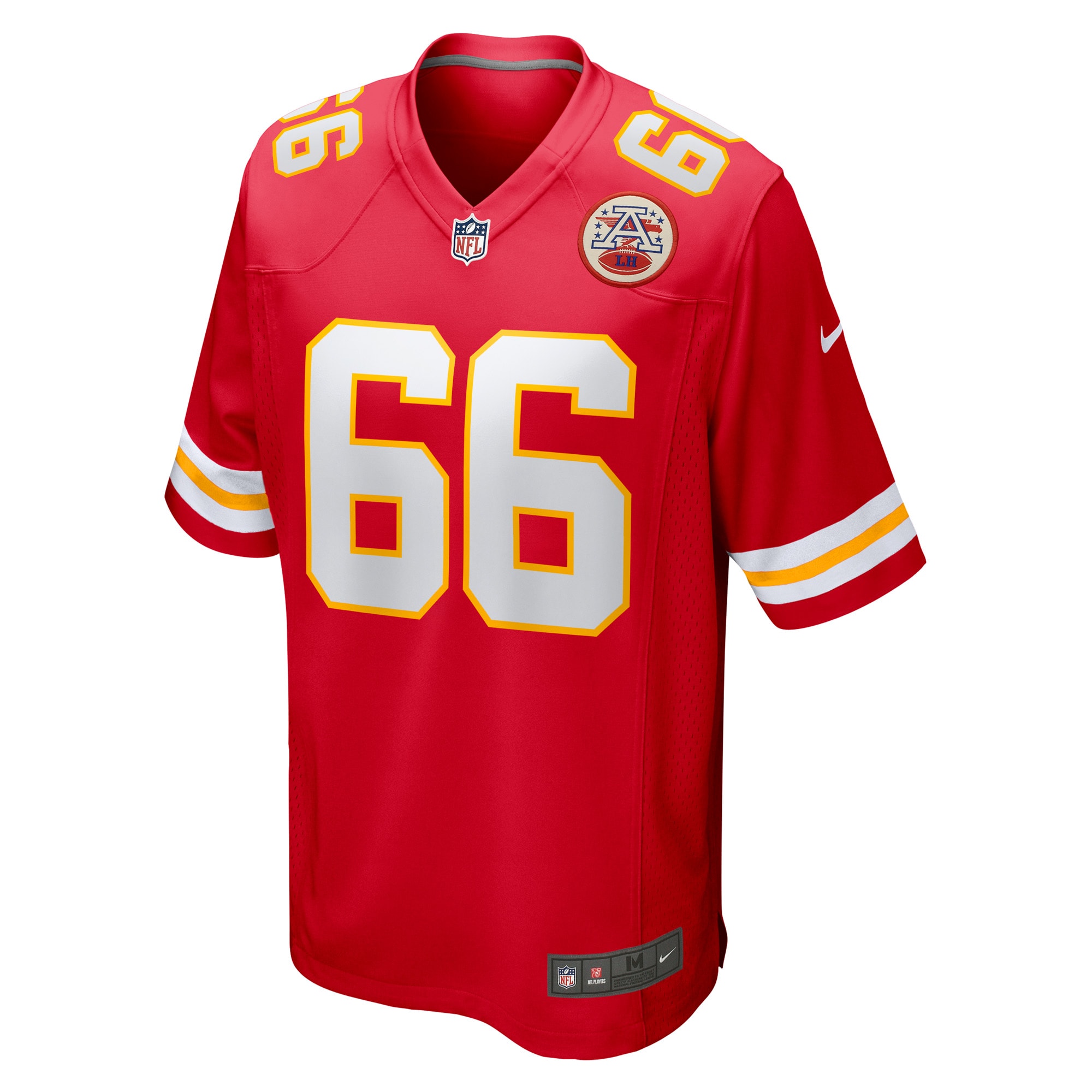 Kansas City Chiefs Mike Caliendo Red Game Player NFL Jersey Men's