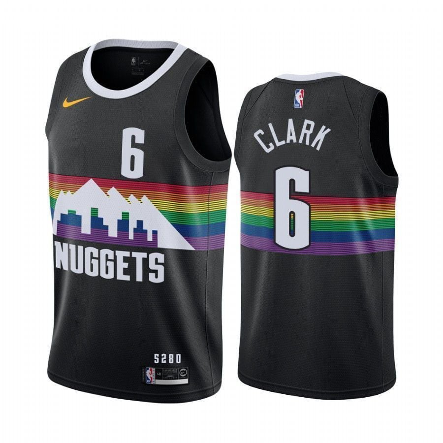 Gary Clark Denver Nuggets City Edition Black 6 Trade NBA Jersey Men's