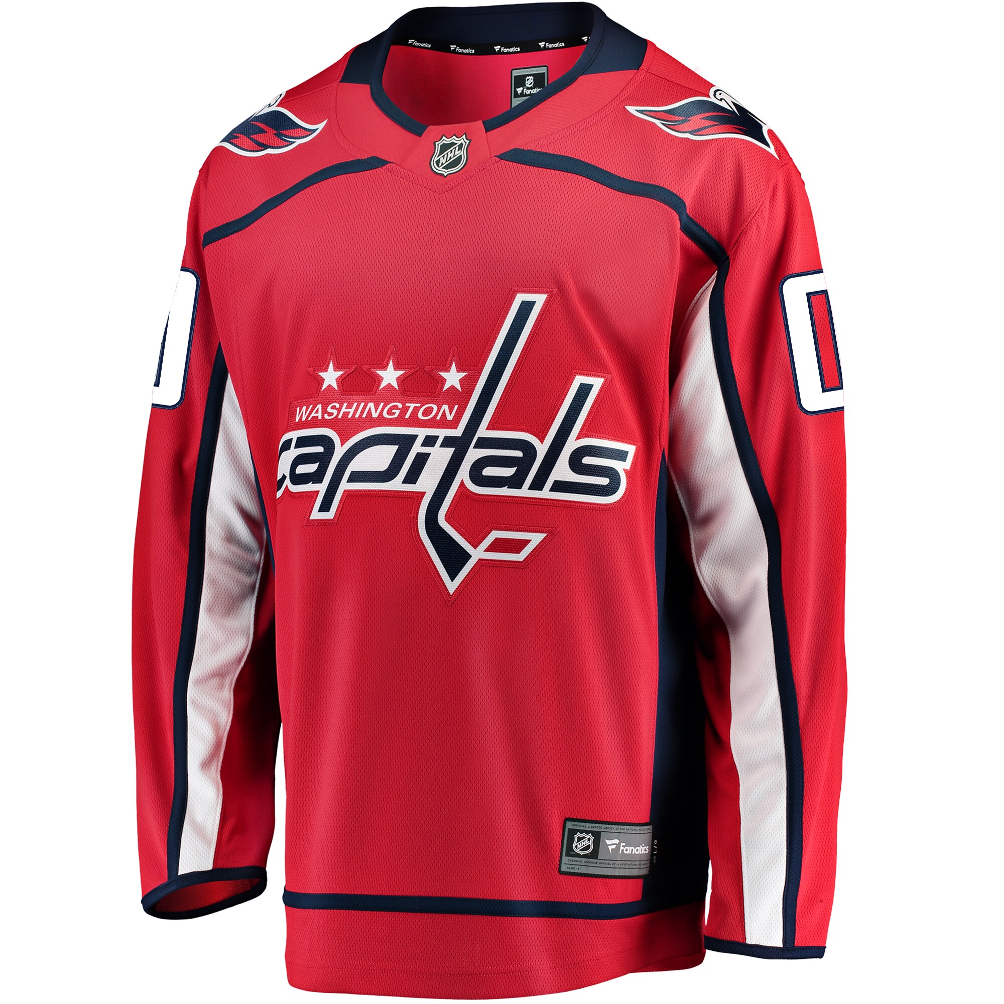 Washington Capitals Red Home Breakaway Custom NHL Jersey Men's
