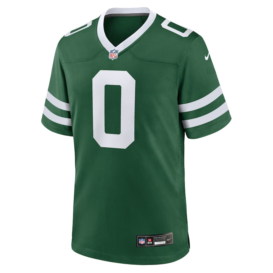 Braelon Allen 0 New York Jets Team Game Legacy Green NFL Jersey Men's