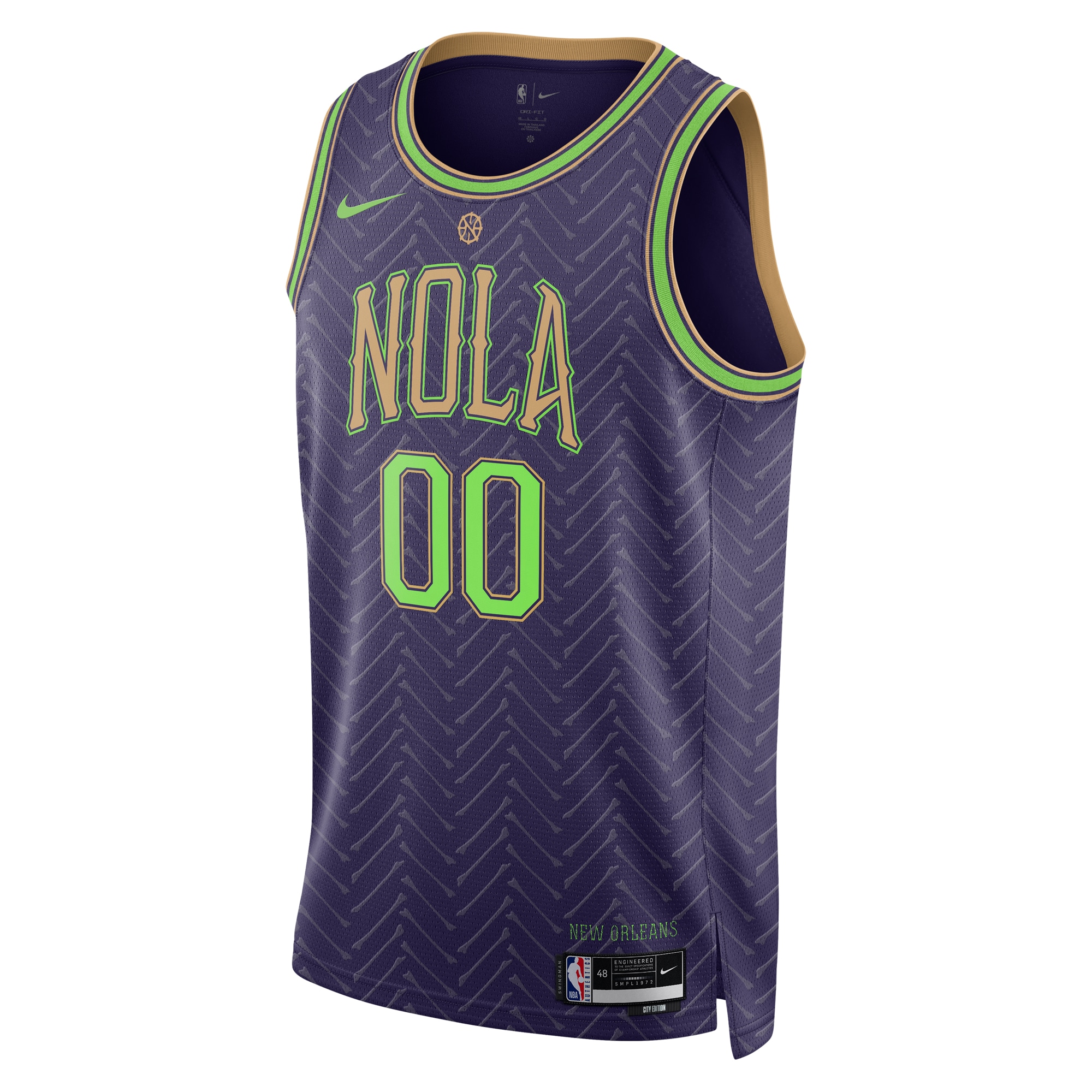 New Orleans Pelicans City Edition Swingman 2024 Custom Unisex NBA Jersey Unisex