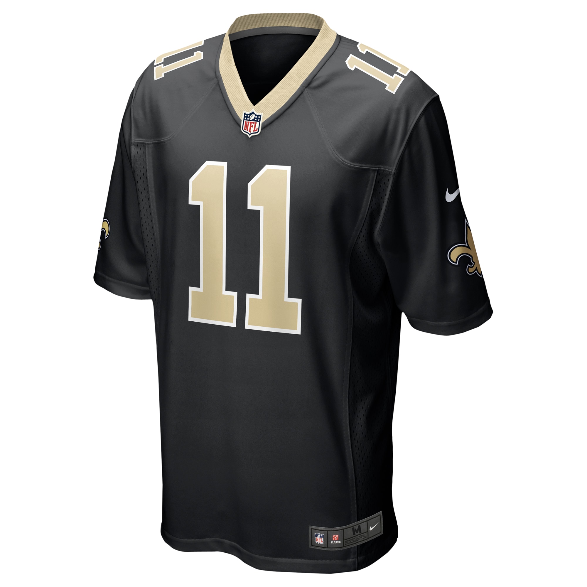 New Orleans Saints Cedrick Wilson Jr. Black Game NFL Jersey Men's