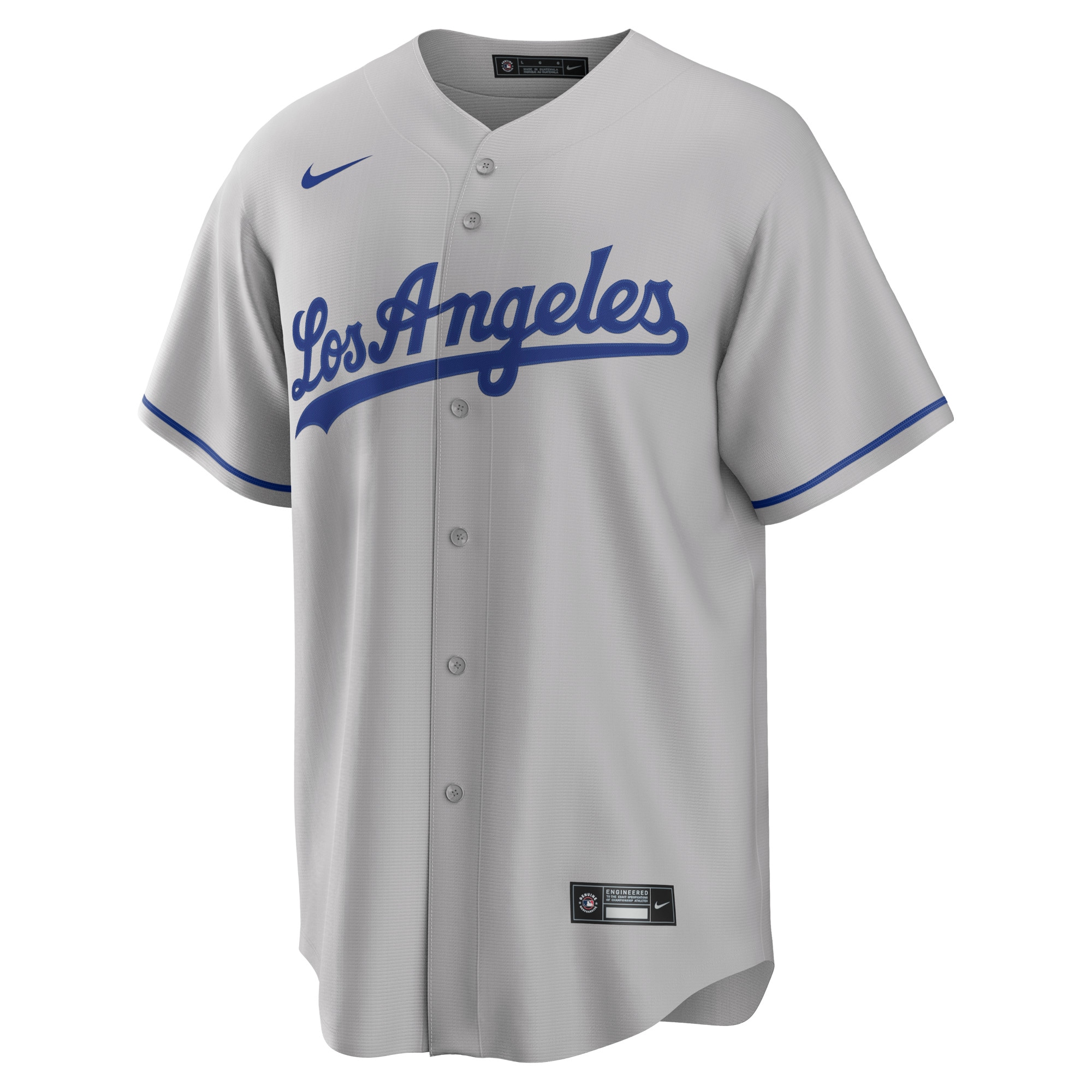 Los Angeles Dodgers Freddie Freeman Gray Road Player MLB Jersey Men's