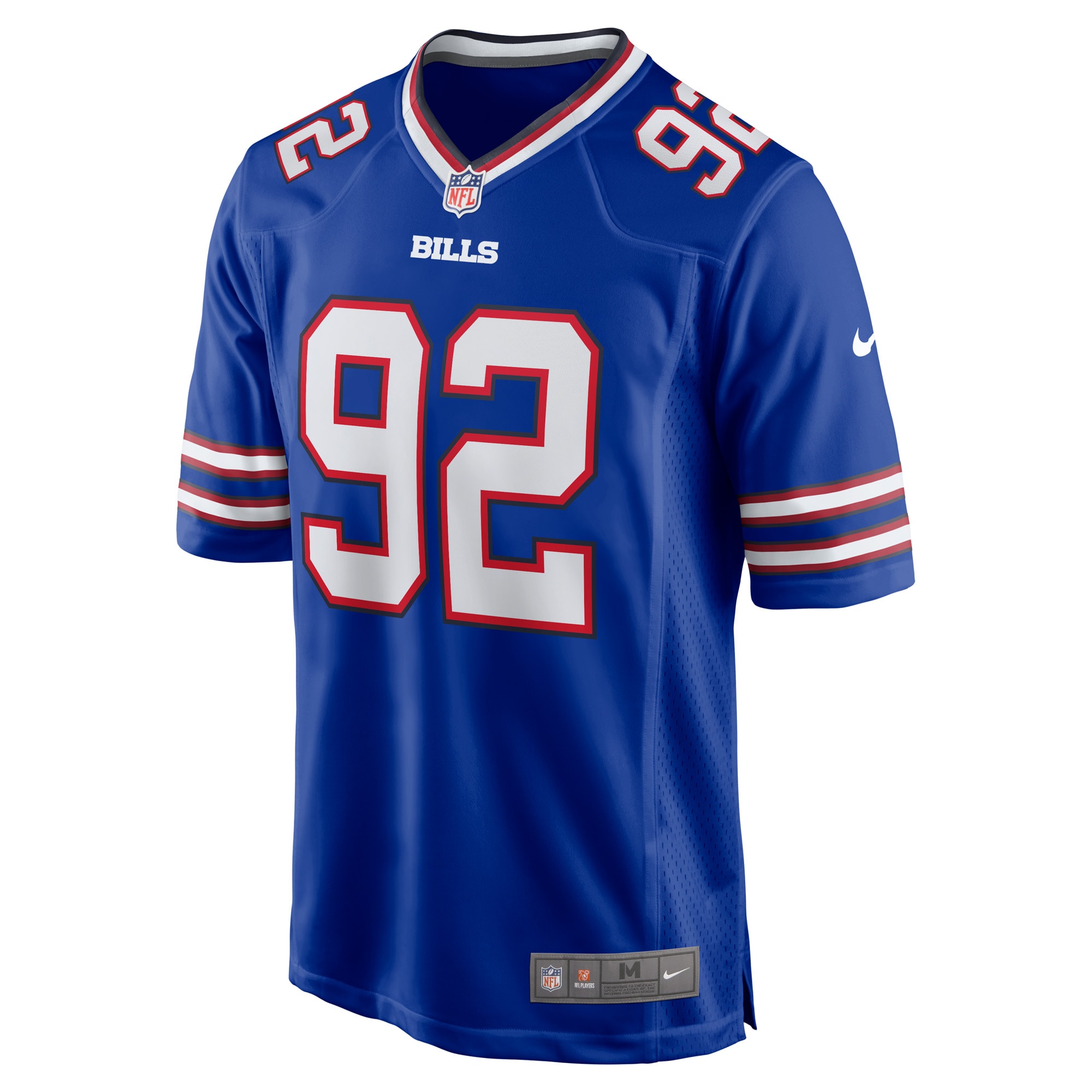 Buffalo Bills DaQuan Jones Royal Game Player NFL Jersey Men's