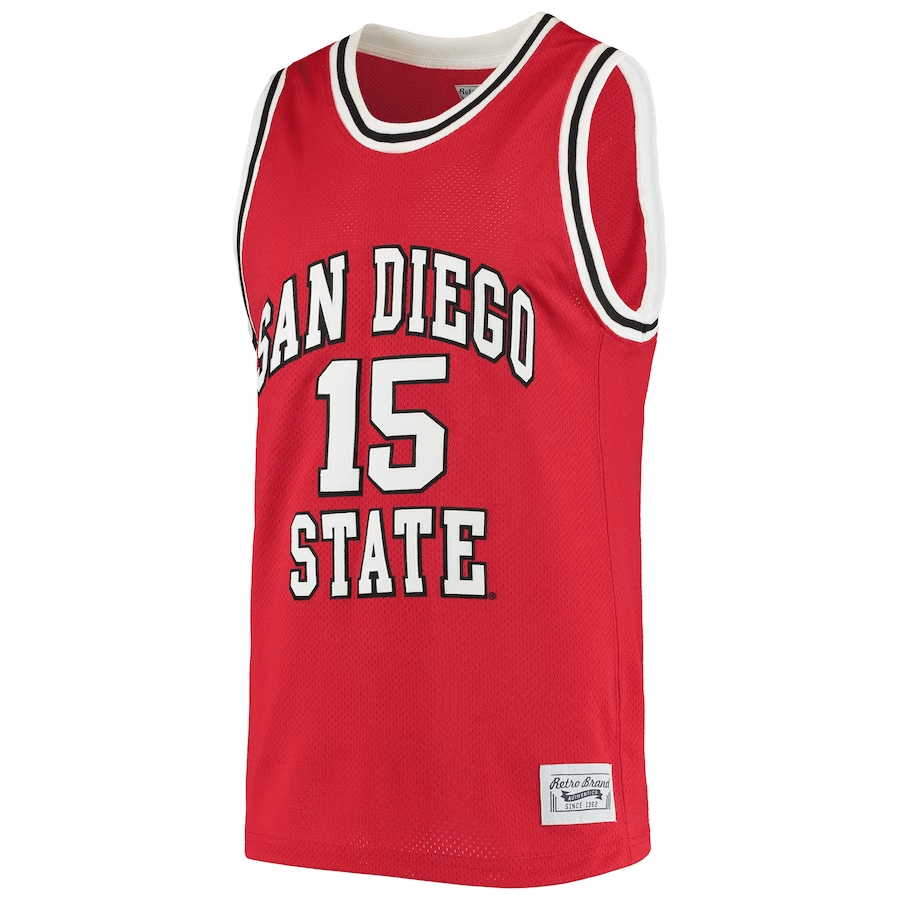 Kawhi Leonard 15 San Diego State Aztecs Red NCAA Jersey Men's