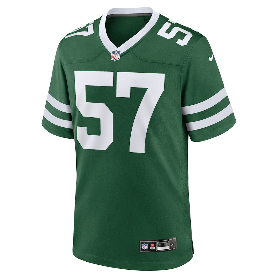 C.J. Mosley 57 New York Jets Team Game Legacy Green NFL Jersey Men's