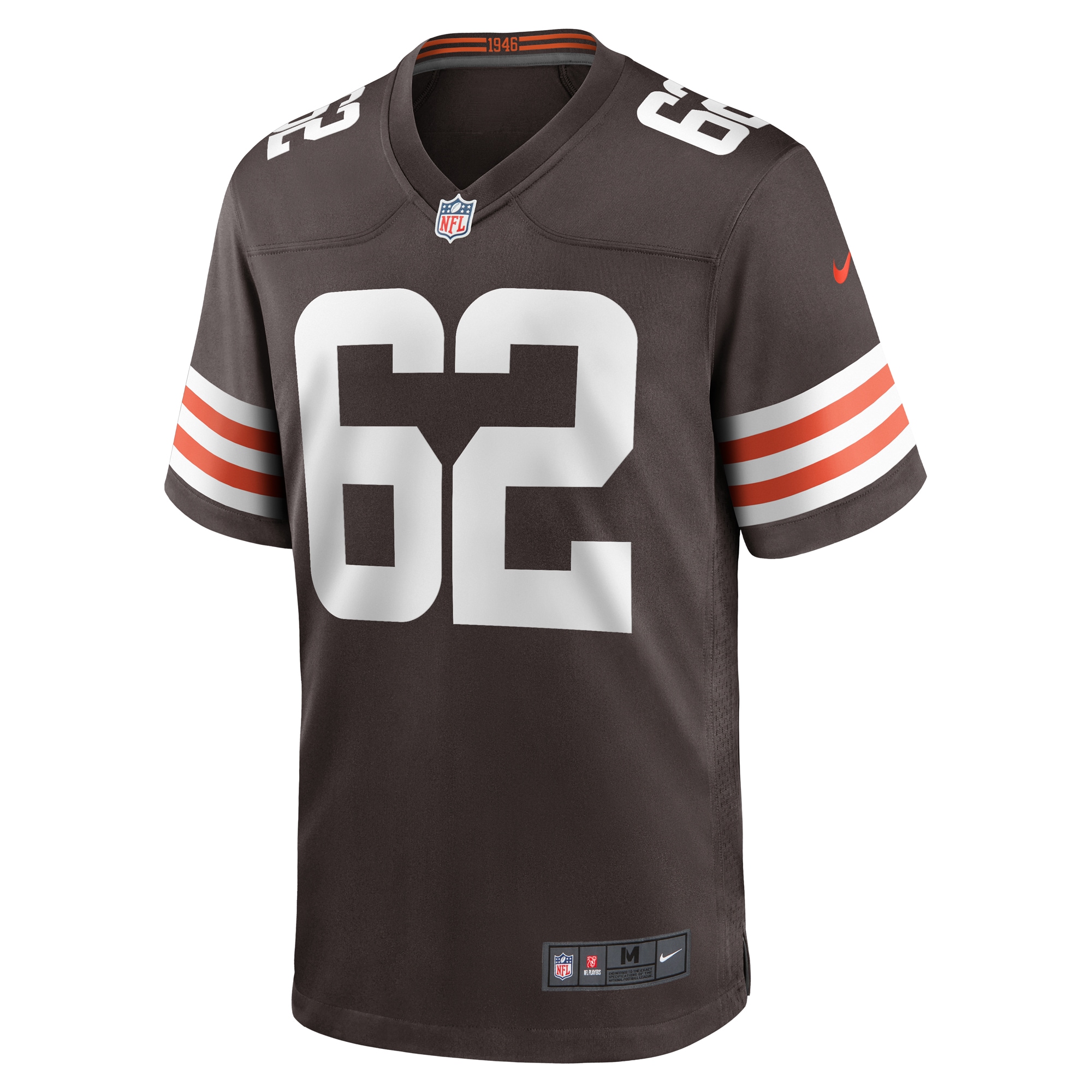 Cleveland Browns Siaki Ika Brown Team Game NFL Jersey Men's