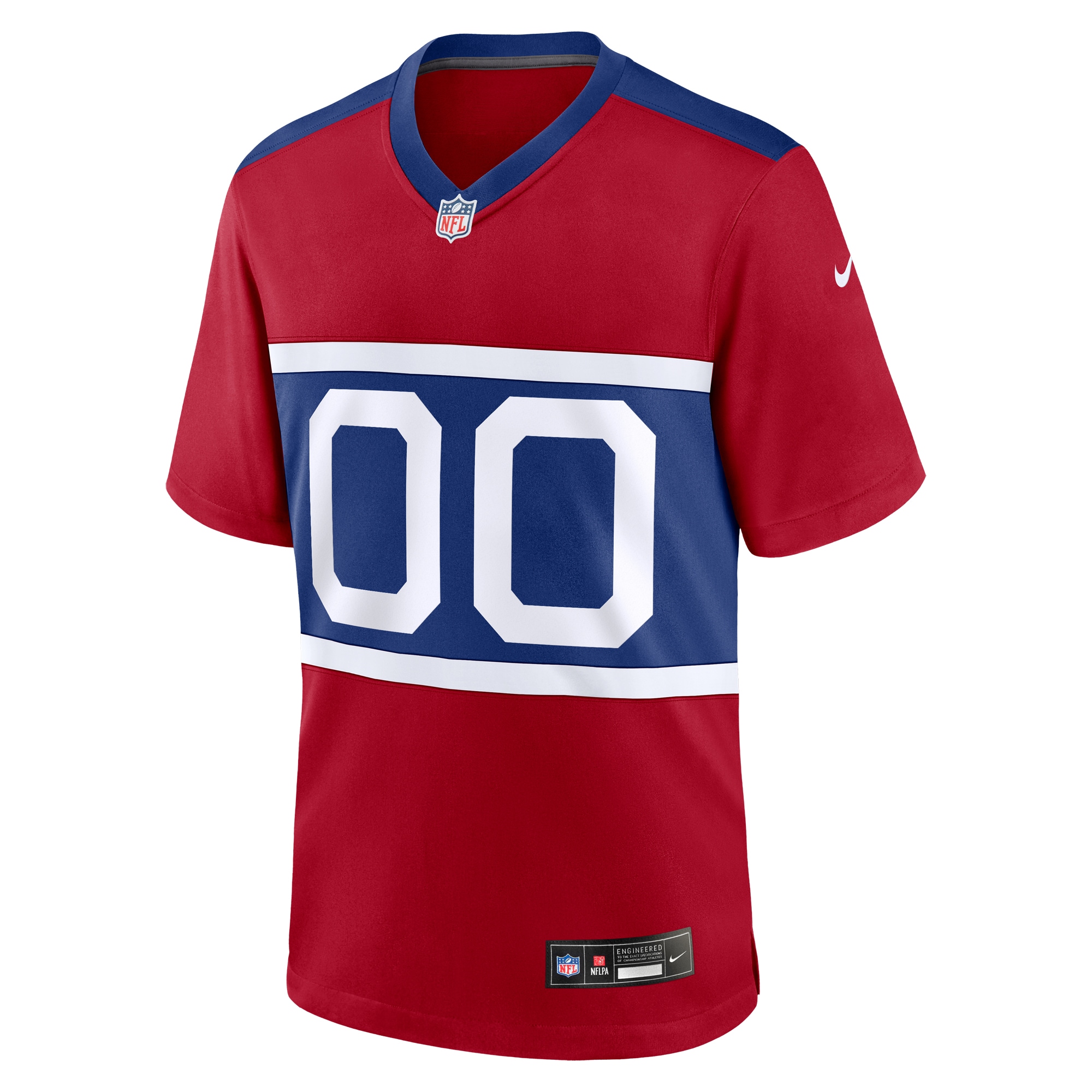 New York Giants Century Red Alternate Game Custom NFL Jersey Men's