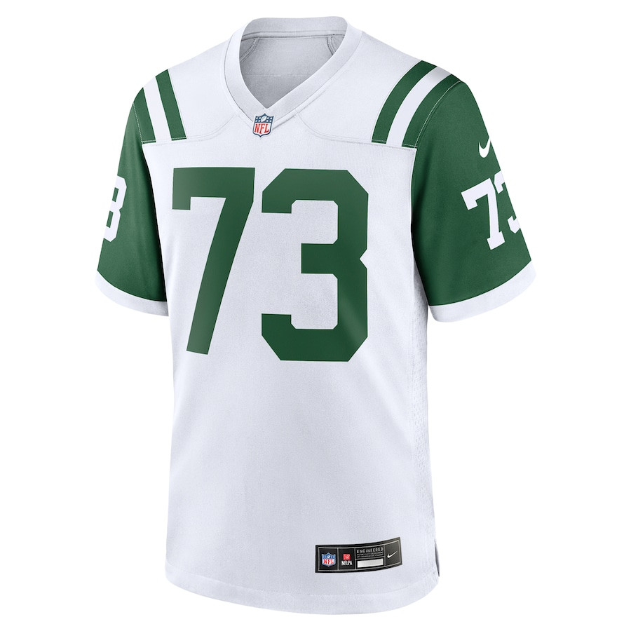 Joe Klecko 73 New York Jets Classic Alternate Retired Player Game White NFL Jersey Men's