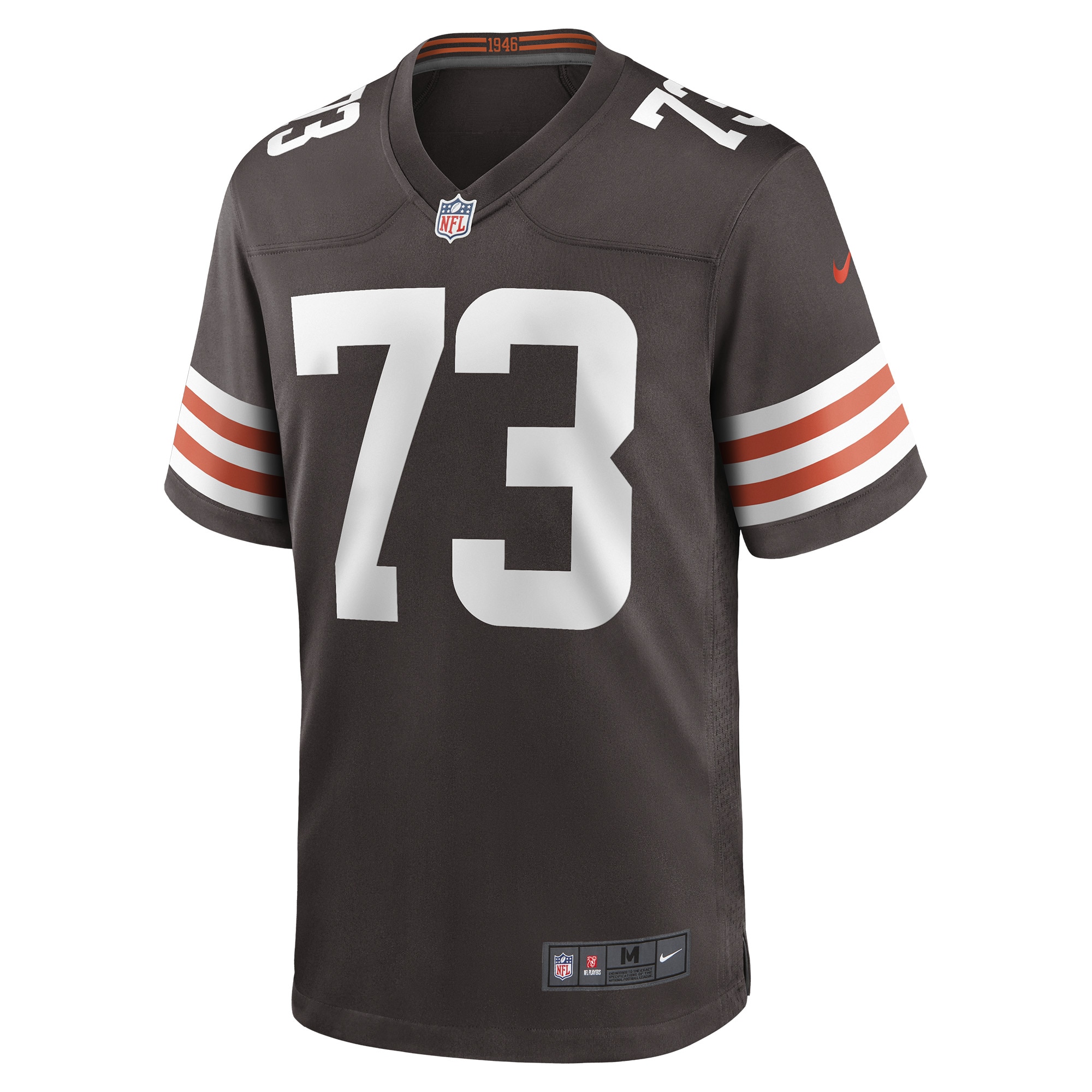 Cleveland Browns Joe Thomas Brown Retired Game Player NFL Jersey Men's