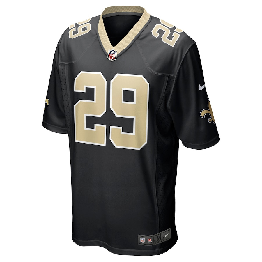 Paulson Adebo 29 New Orleans Saints Game Black NFL Jersey Men's