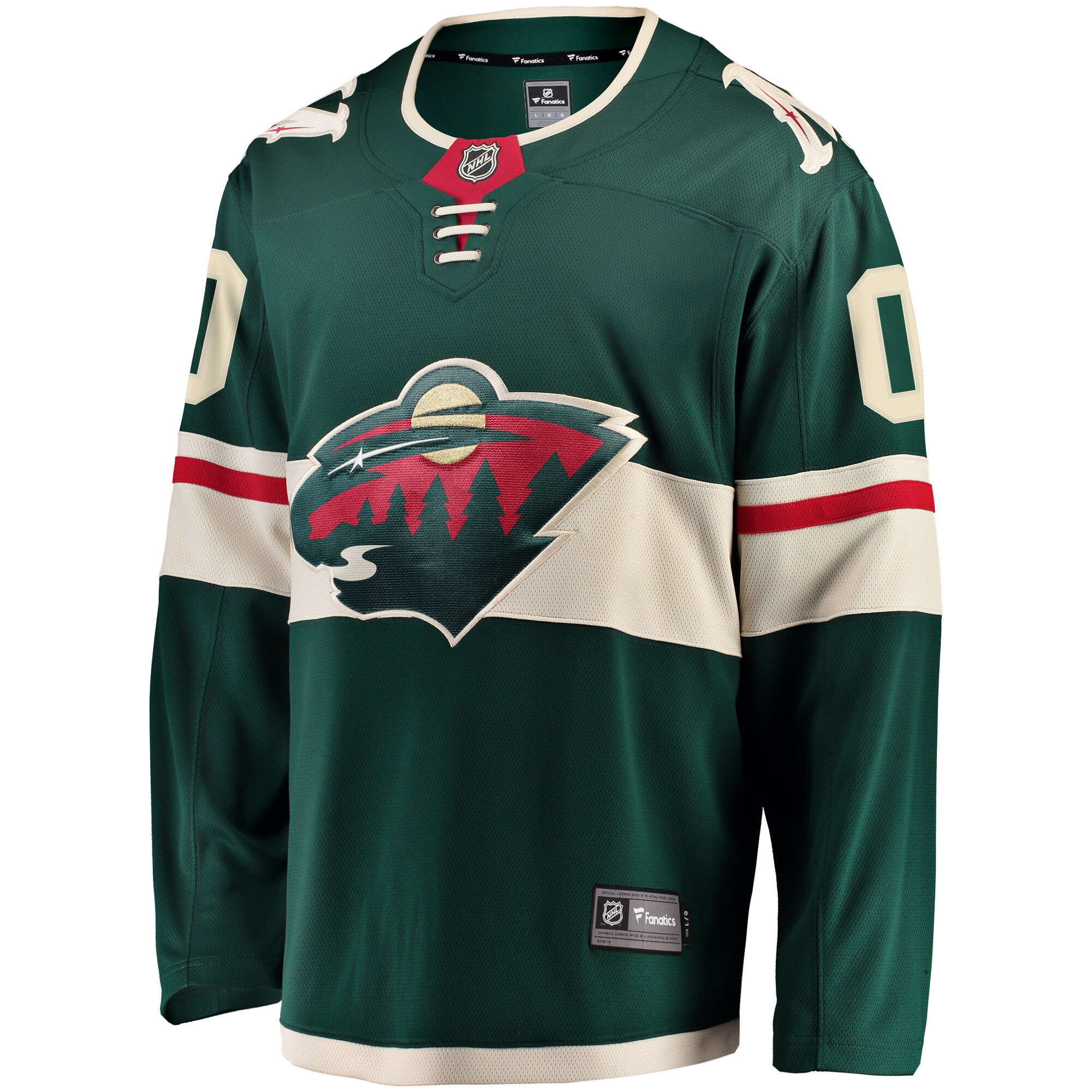 Minnesota Wild Green Home Breakaway Custom NHL Jersey Men's