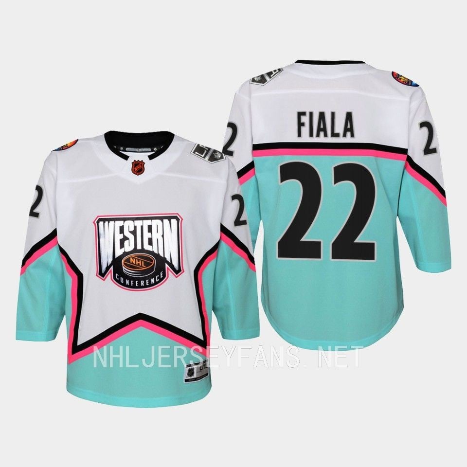 Kevin Fiala 22 Los Angeles Kings 2023 All Star Western White NHL Jersey Men's