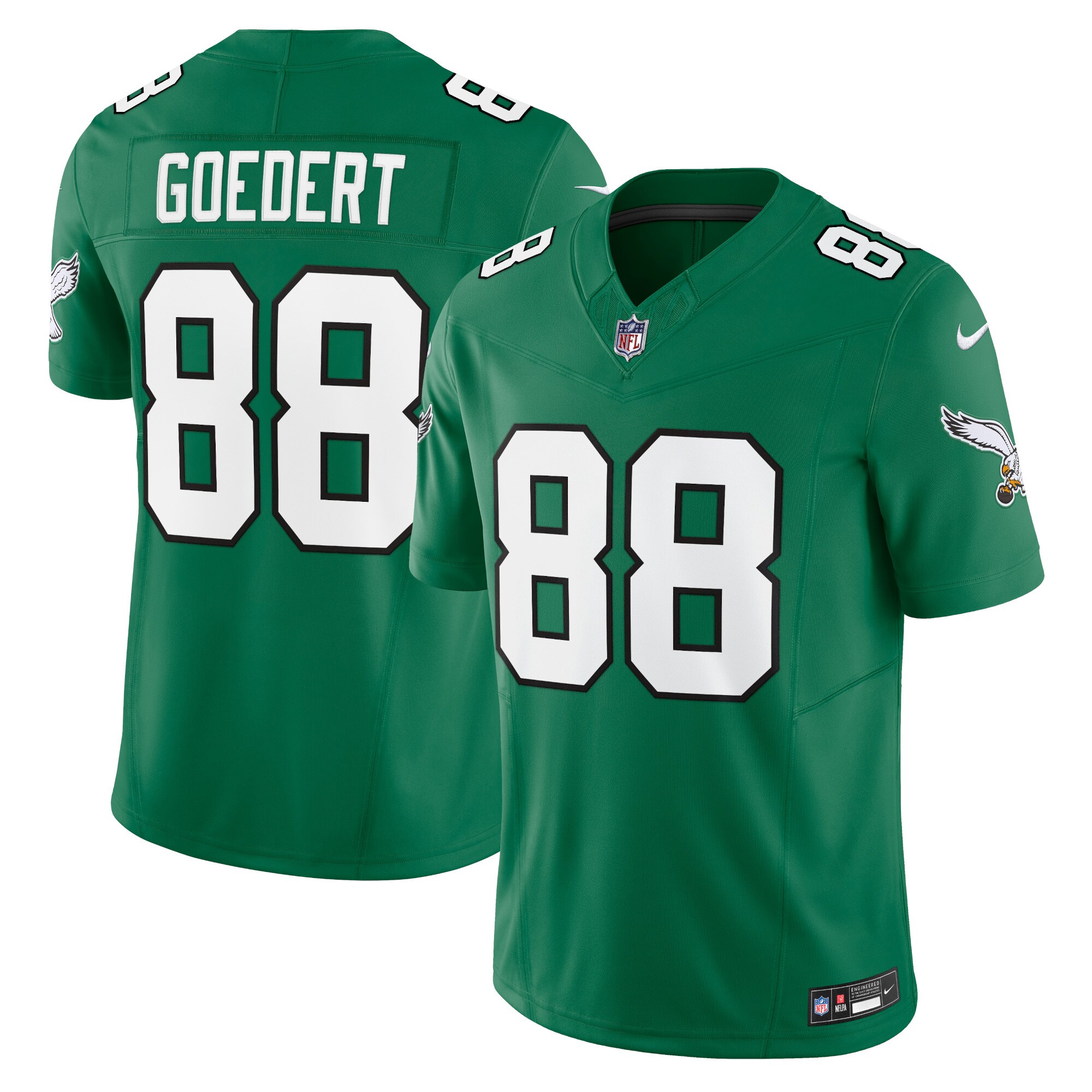 Philadelphia Eagles Dallas Goedert Kelly Green Vapor F.U.S.E. Limited NFL Jersey Men's