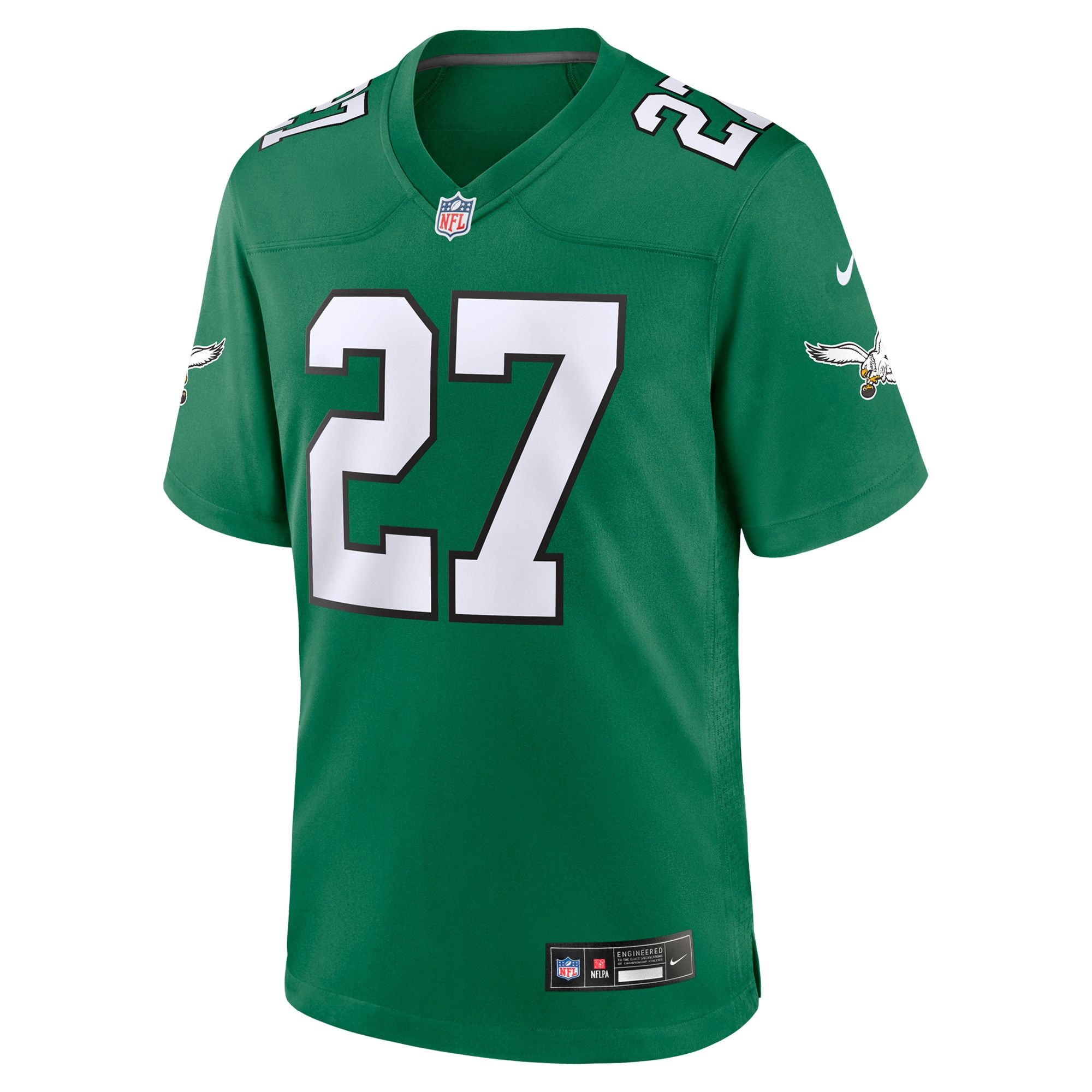 Quinyon Mitchell 27 Philadelphia Eagles Alternate Game Kelly Green NFL Jersey Men's