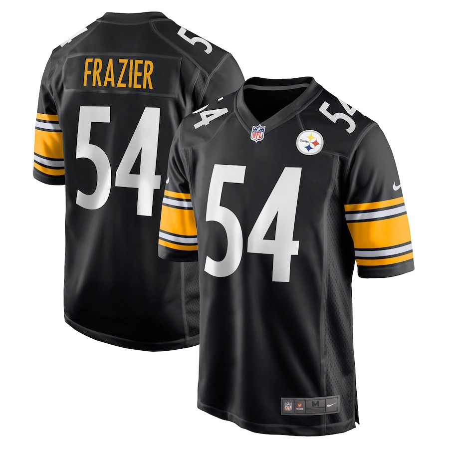Zach Frazier 54 Pittsburgh Steelers Game Black NFL Jersey Men's