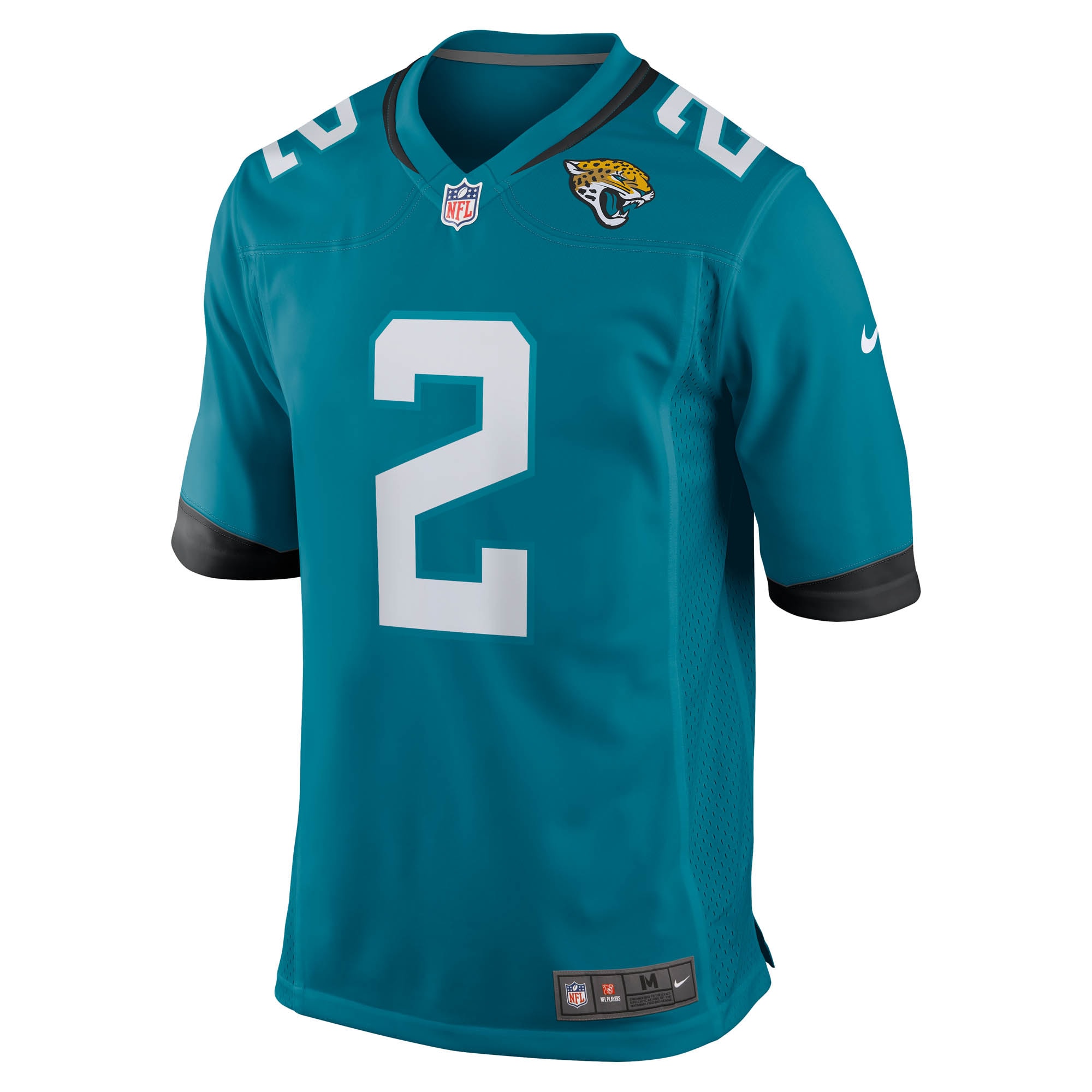 Jacksonville Jaguars D'Ernest Johnson Teal Team Game NFL Jersey Men's