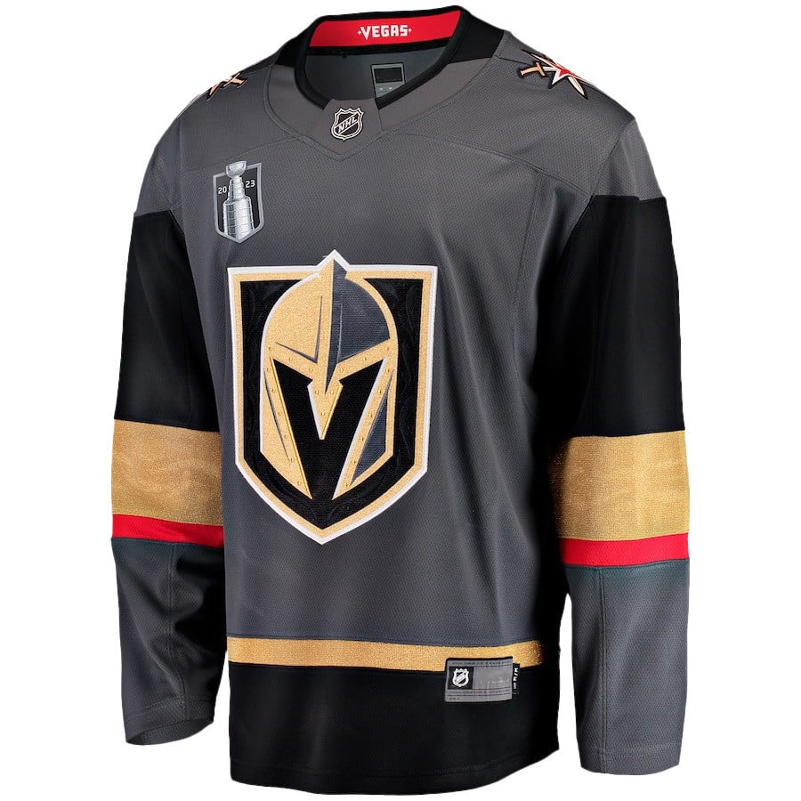 Vegas Golden Knights Championship Success 2023 Stanley Cup Black NHL Jersey Men's