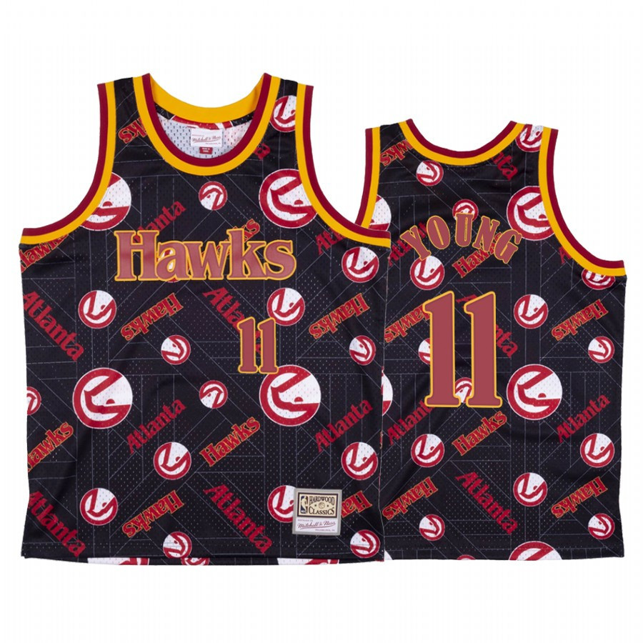 Trae Young 11 Atlanta Hawks Red Tear Up Pack NBA Jersey Men's