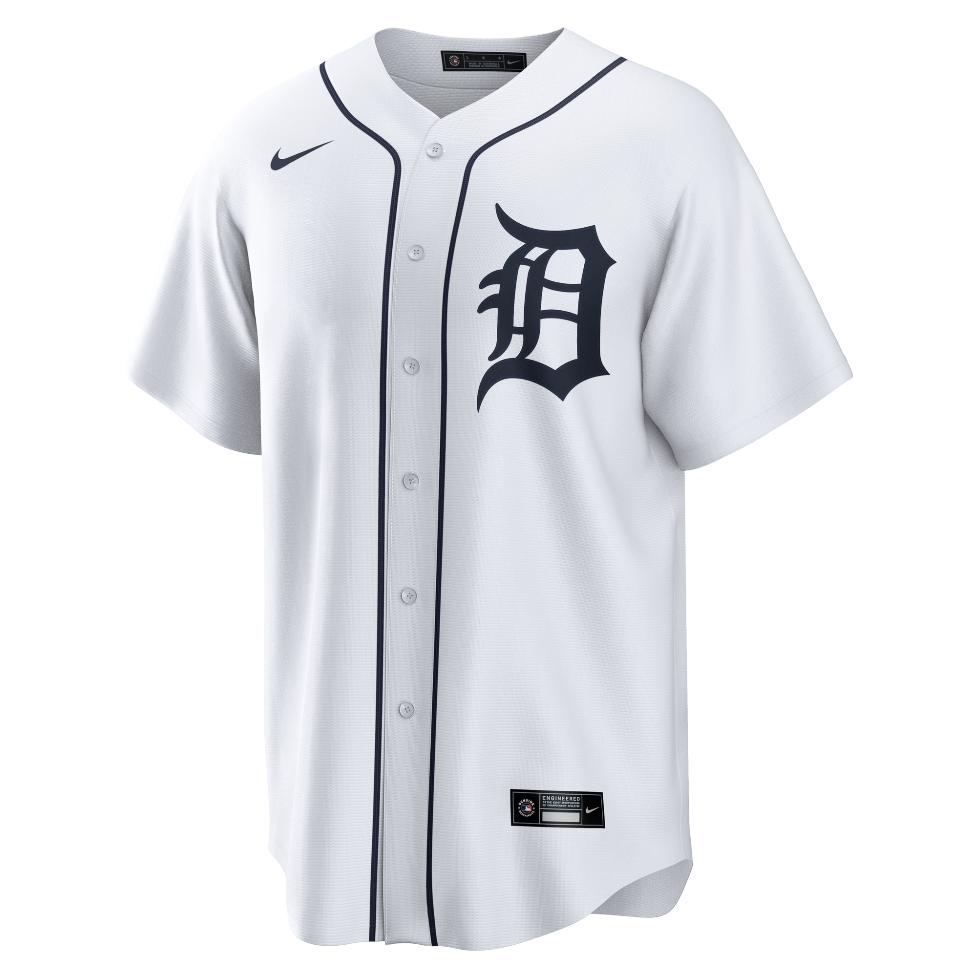 Detroit Tigers Andy Ibanez White Home MLB Jersey Men's