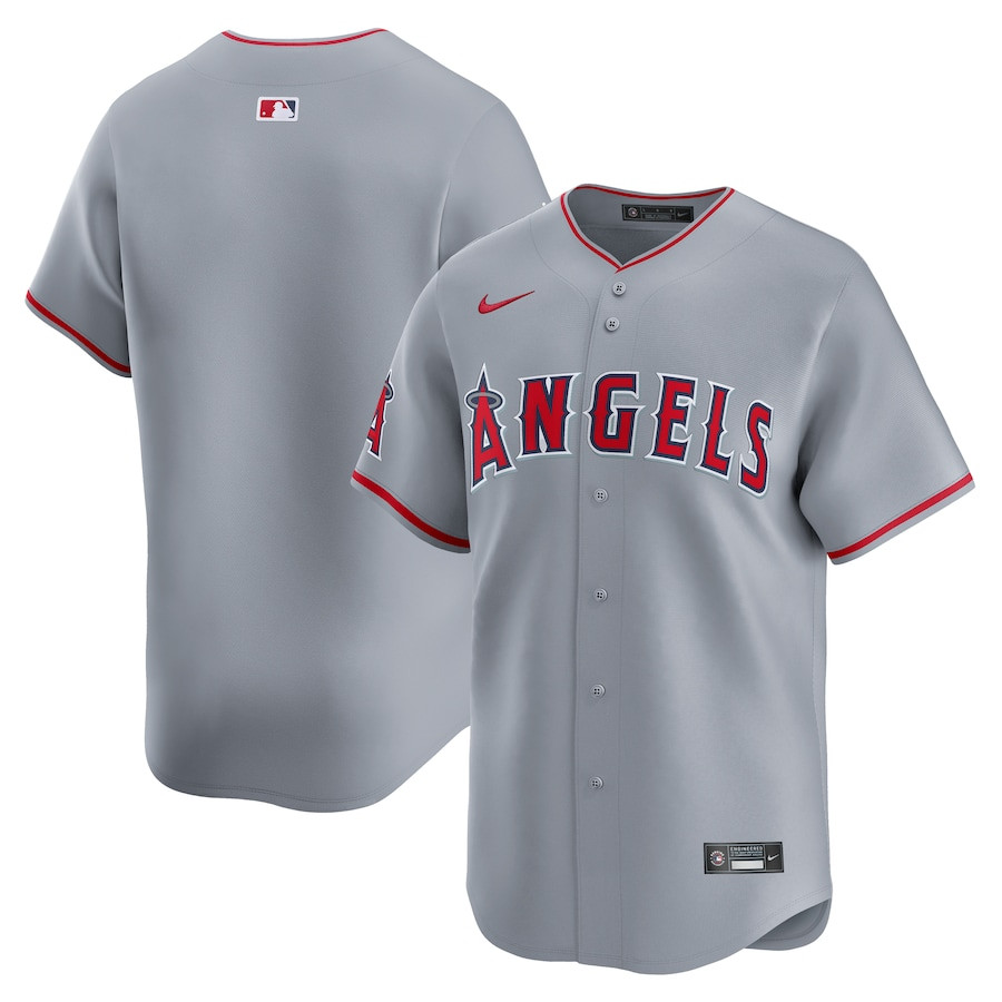 Los Angeles Angels Away Limited Gray MLB Jersey Men's