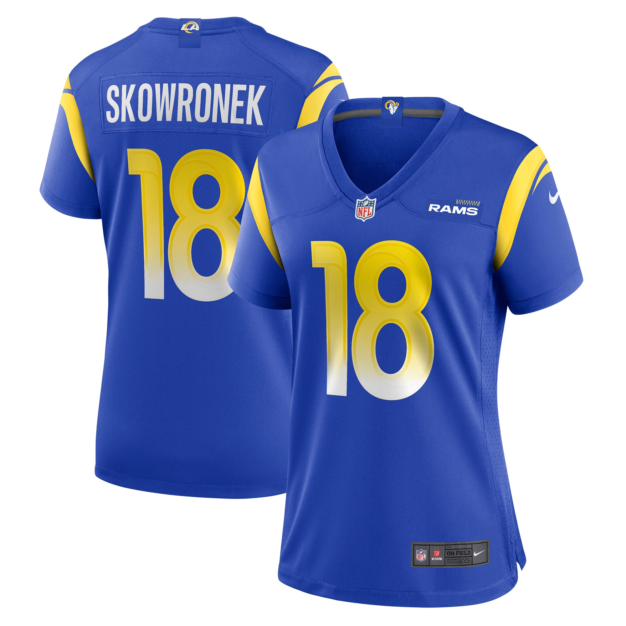 Los Angeles Rams Ben Skowronek Royal Game NFL Jersey Women's