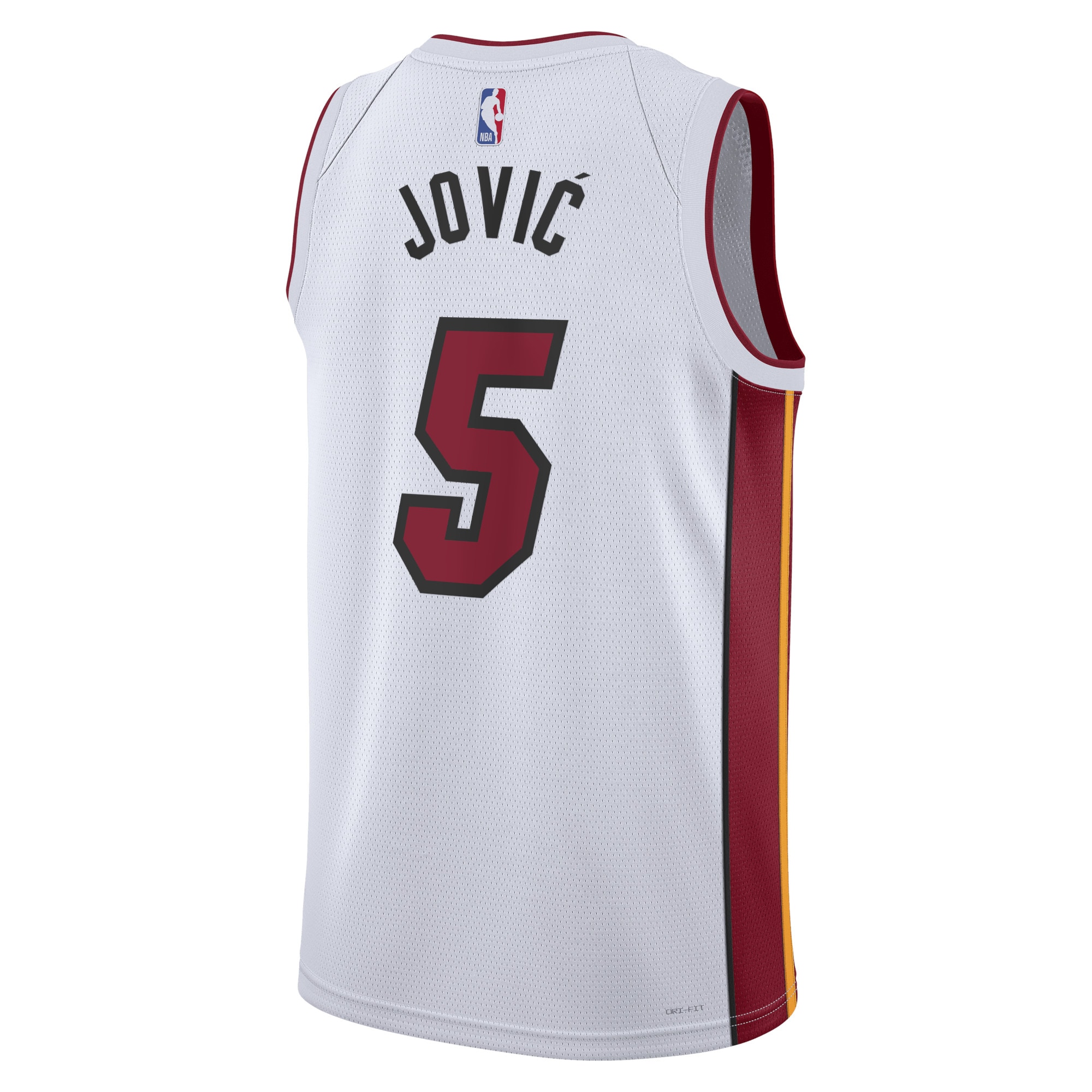Miami Heat Association Edition Swingman White Nikola Jovi Unisex NBA Jersey Unisex