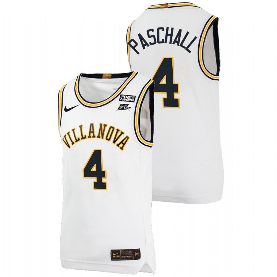 Eric Paschall White Villanova Wildcats Throwback NCAA Jersey Men's