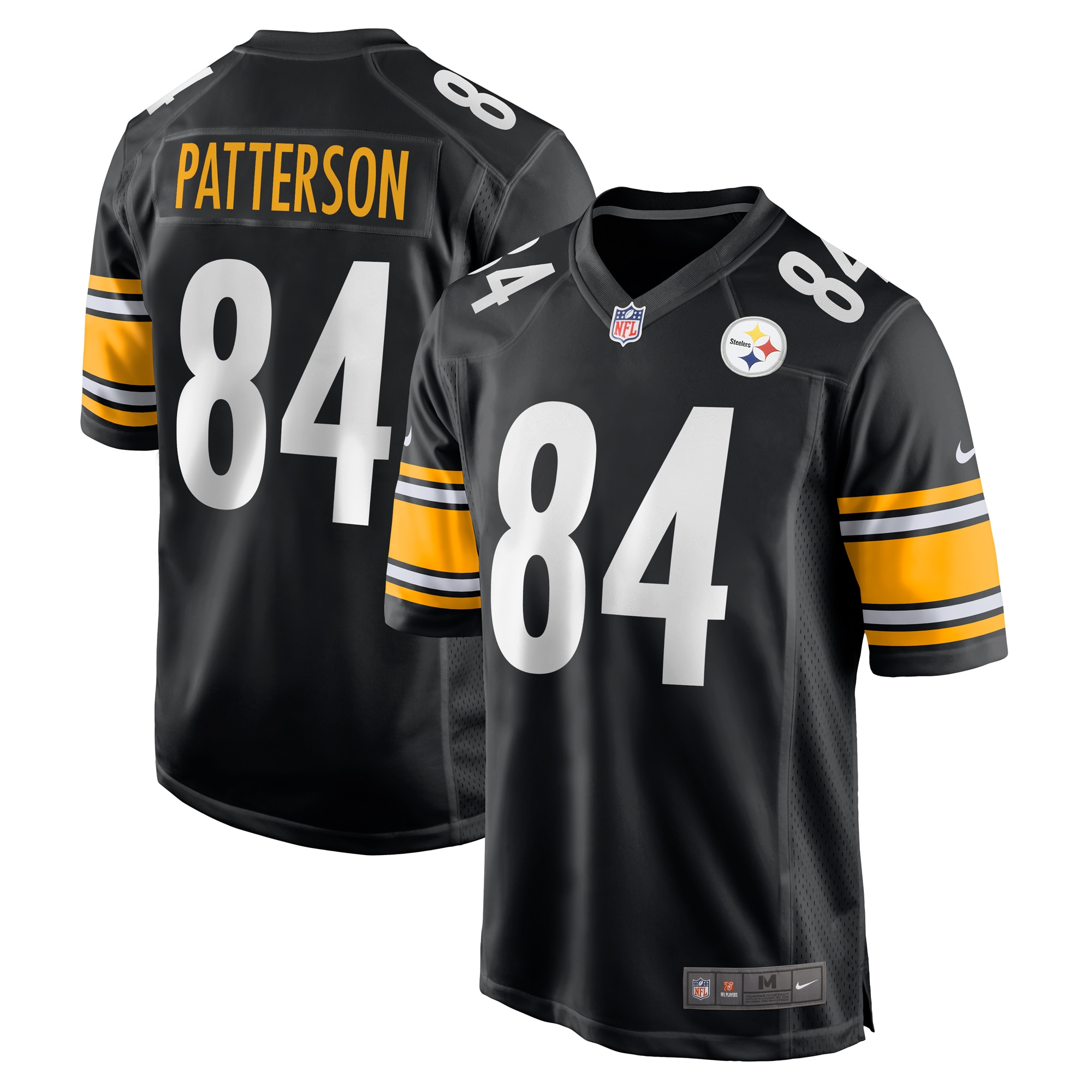 Pittsburgh Steelers Cordarrelle Patterson Black Game NFL Jersey Men's