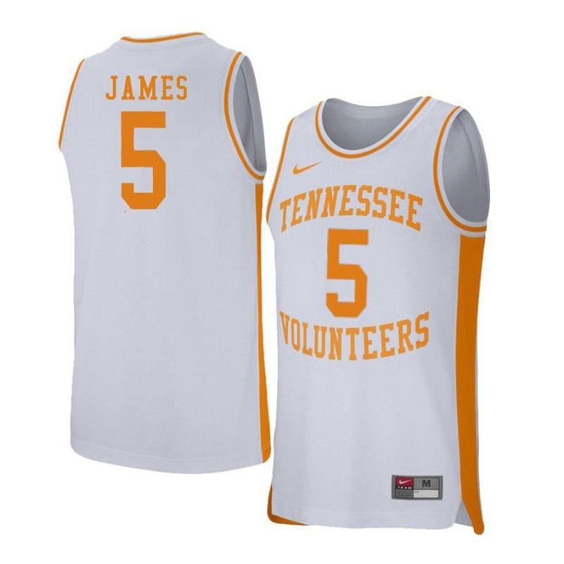 5 Josiah-Jordan Jame White Retro Elite Tennessee Volunteers NCAA Jersey Men's