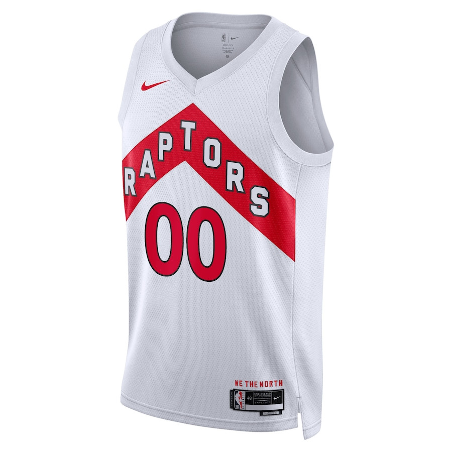 Toronto Raptors 2023/24 Association Swingman Custom White NBA Jersey Men's