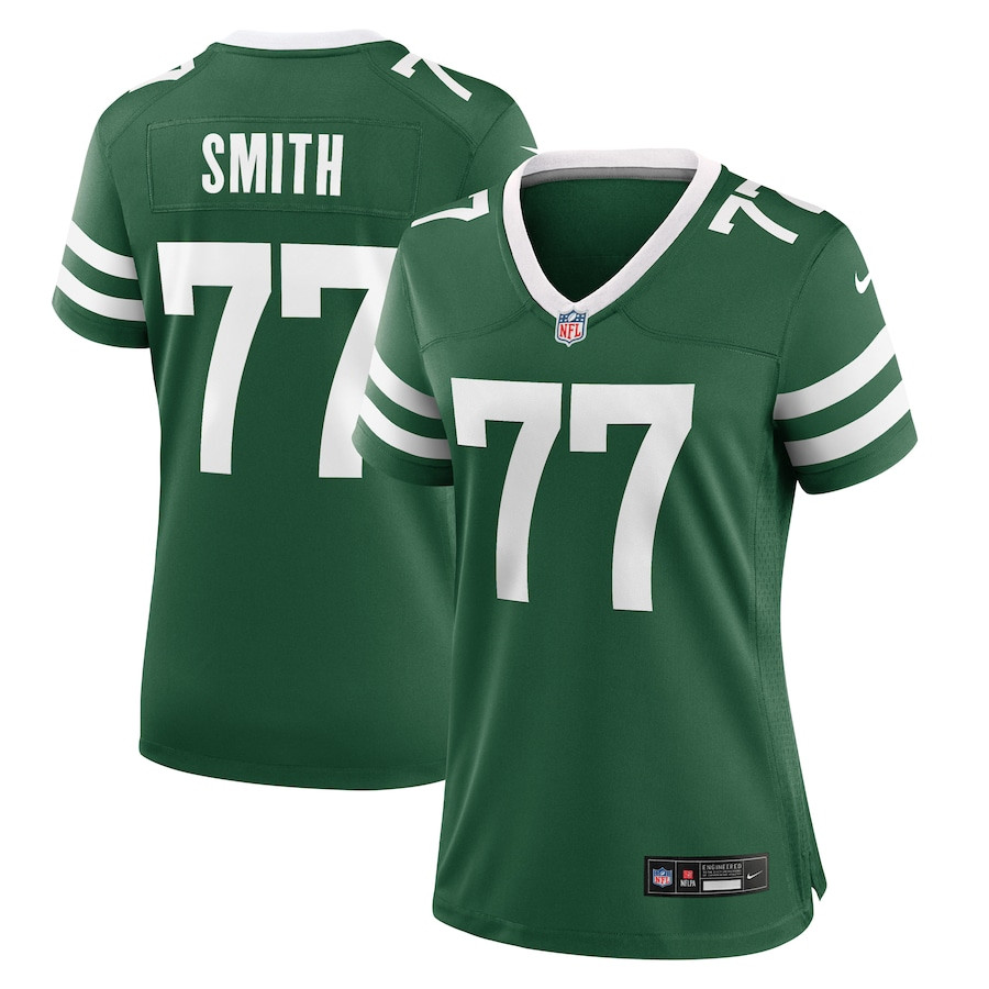 Tyron Smith 77 New York Jets Team Game Legacy Green NFL Jersey Women's