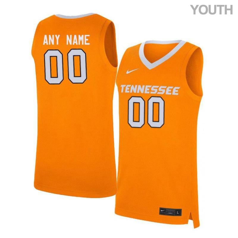 Elite Orange Tennessee Volunteers Custom NCAA Jersey Youth