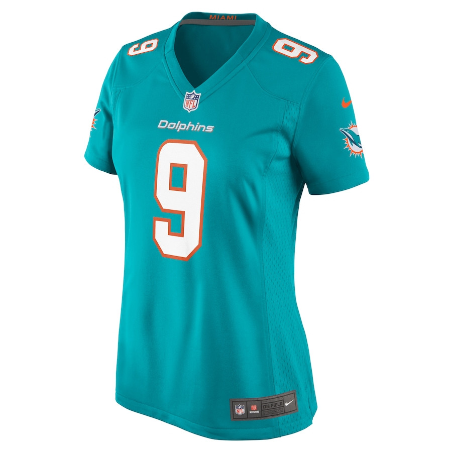 Jonnu Smith 9 Miami Dolphins Game Aqua NFL Jersey Women's