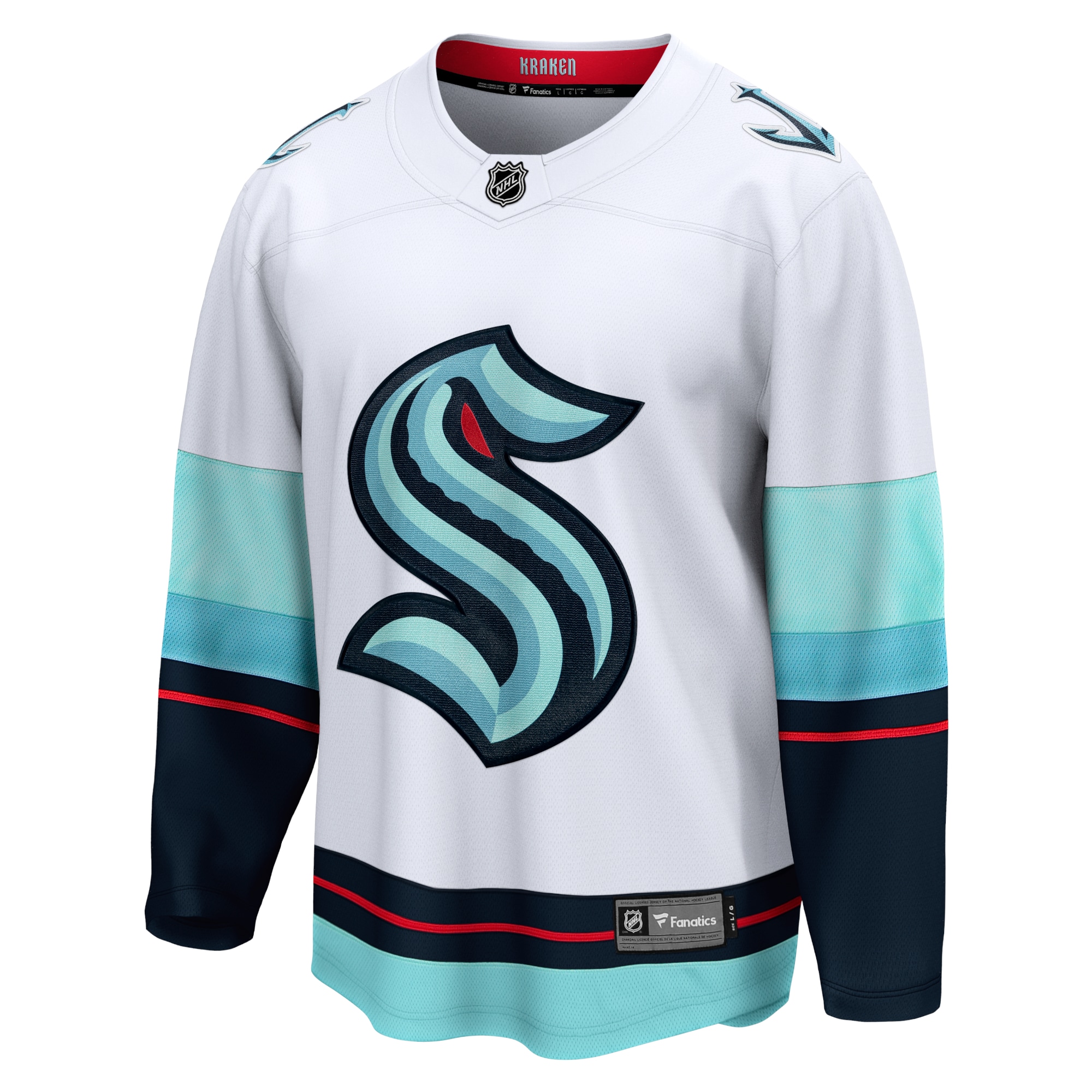 Seattle Kraken White Away Breakaway NHL Jersey Men's