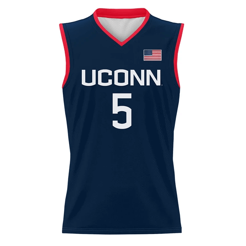 Paige Bueckers #5 UConn Huskies Navy NCAA Jersey Men's