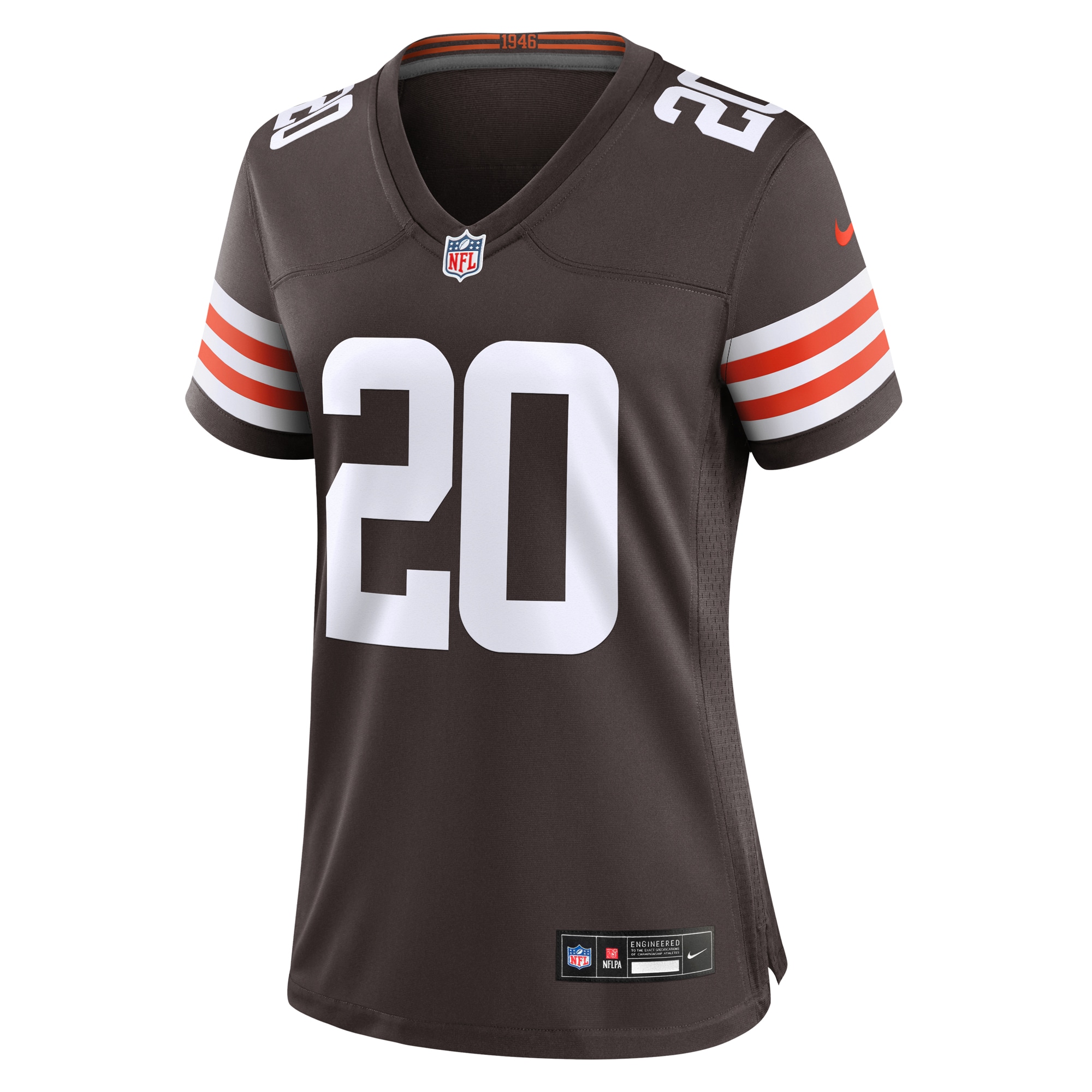 Cleveland Browns Pierre Strong Jr. Brown Game NFL Jersey Women's