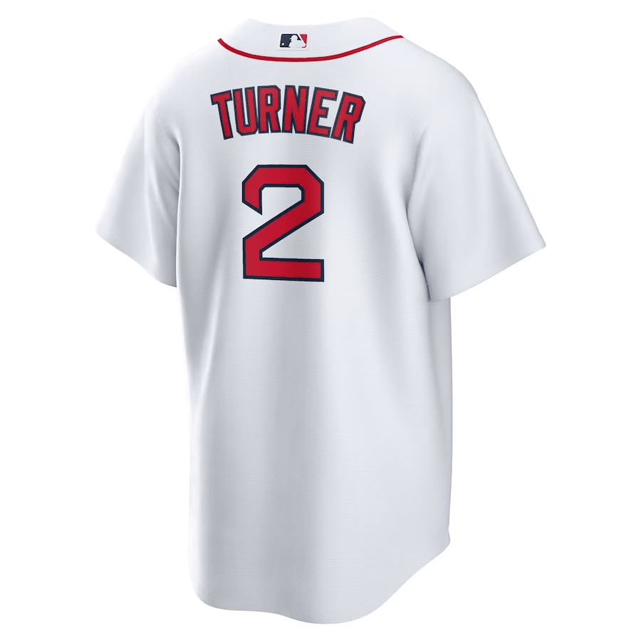 Justin Turner 2 Boston Red Sox Home White MLB Jersey Men's