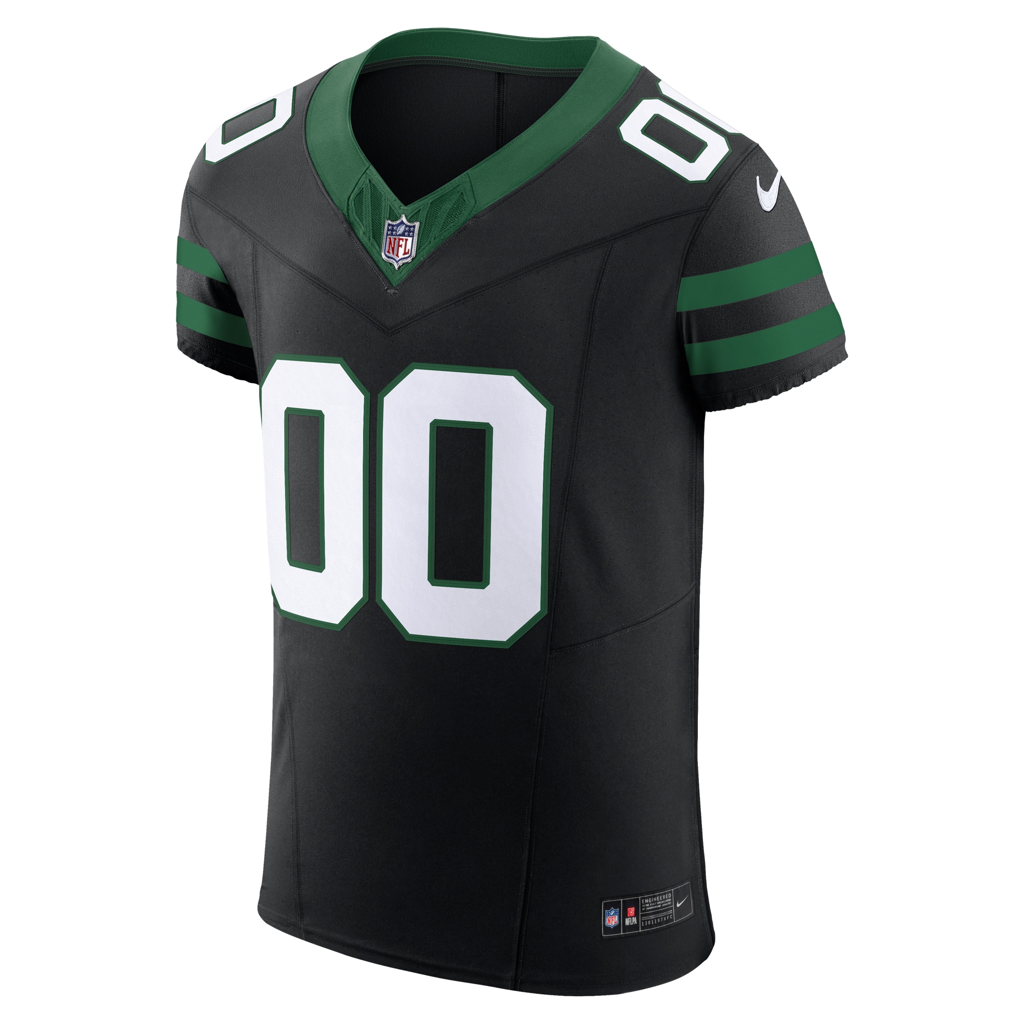 New York Jets Legacy Black Alternate Vapor F.U.S.E. Elite Custom NFL Jersey Men's