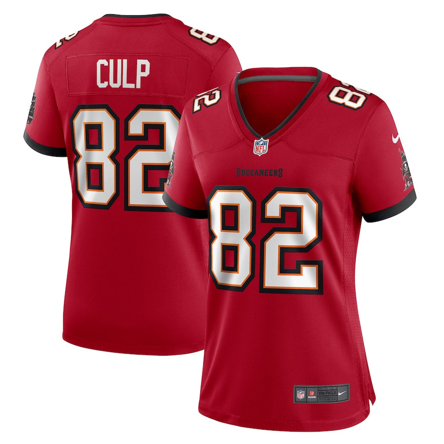 Devin Culp 82 Tampa Bay Buccaneers Game Red NFL Jersey Women's