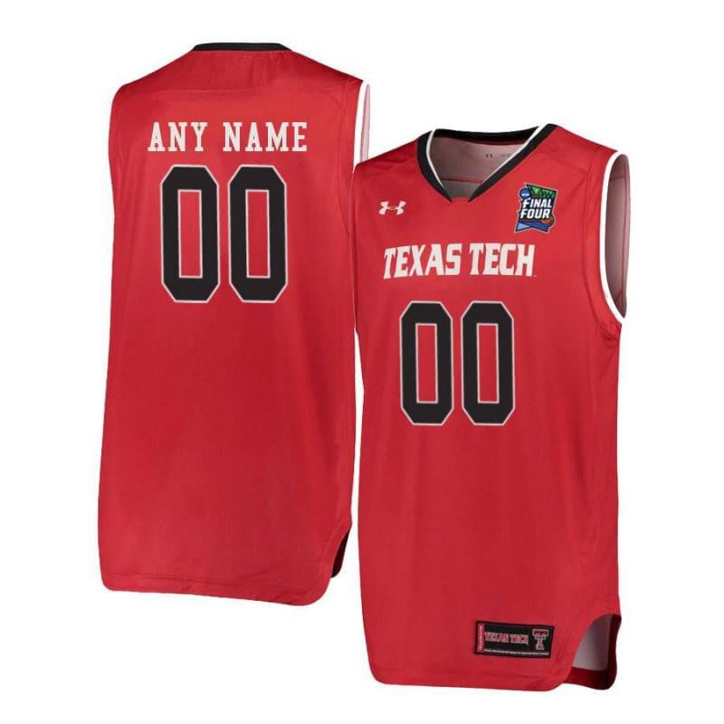 Under Armour Red Texas Tech Red Raiders Custom NCAA Jersey Men's