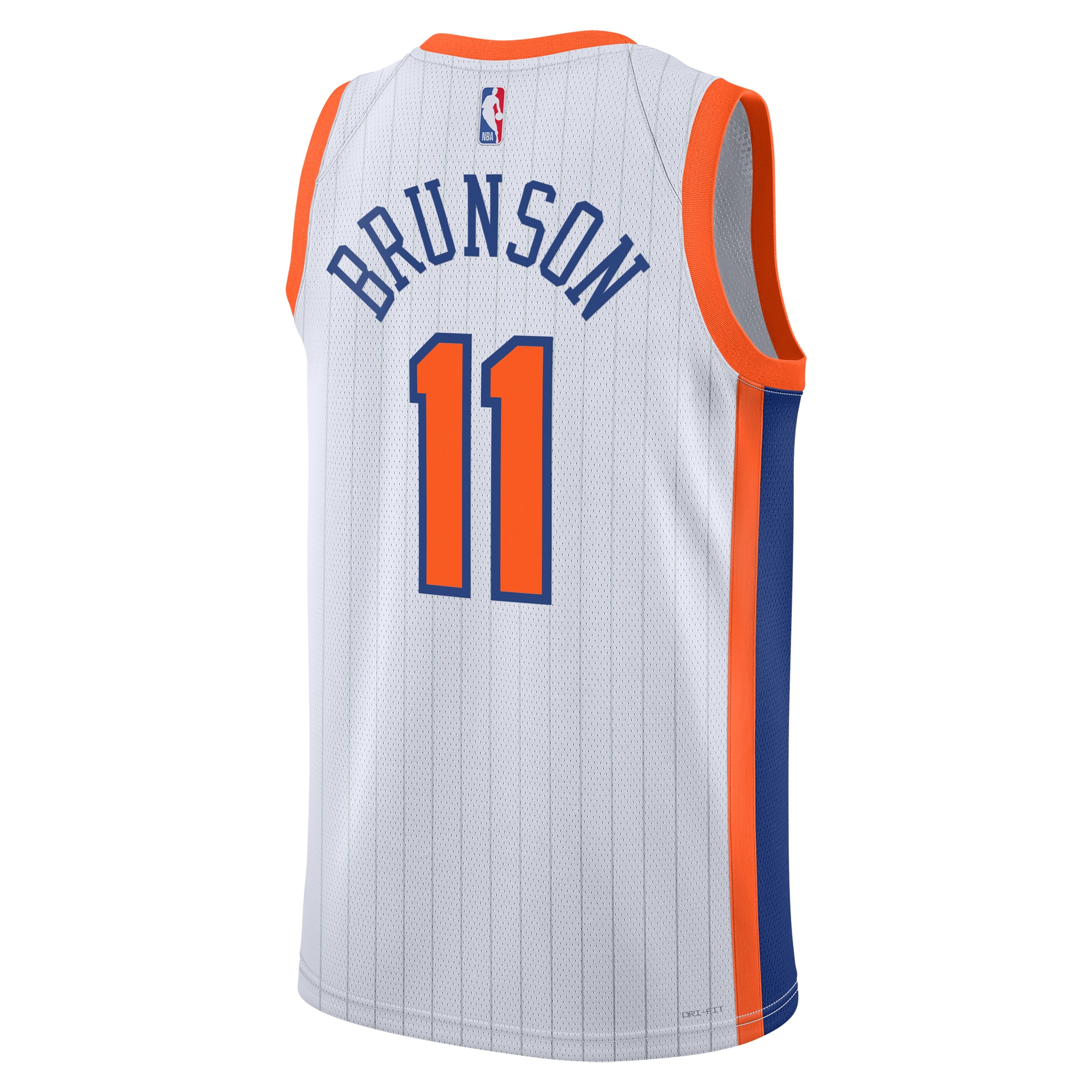 New York Knicks City Edition Swingman 202 White Jalen Brunso Unisex NBA Jersey Unisex